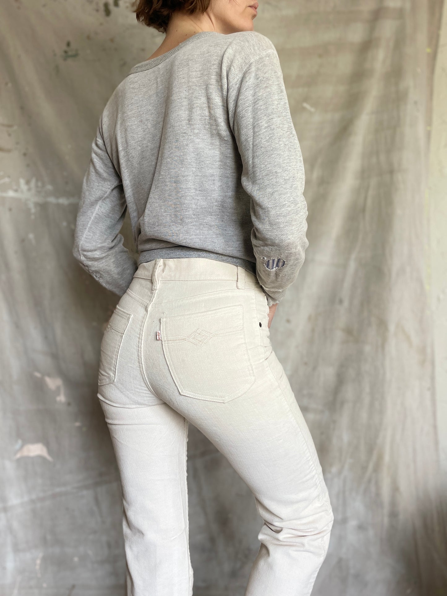 70s Ecru Levi’s Flared Pants