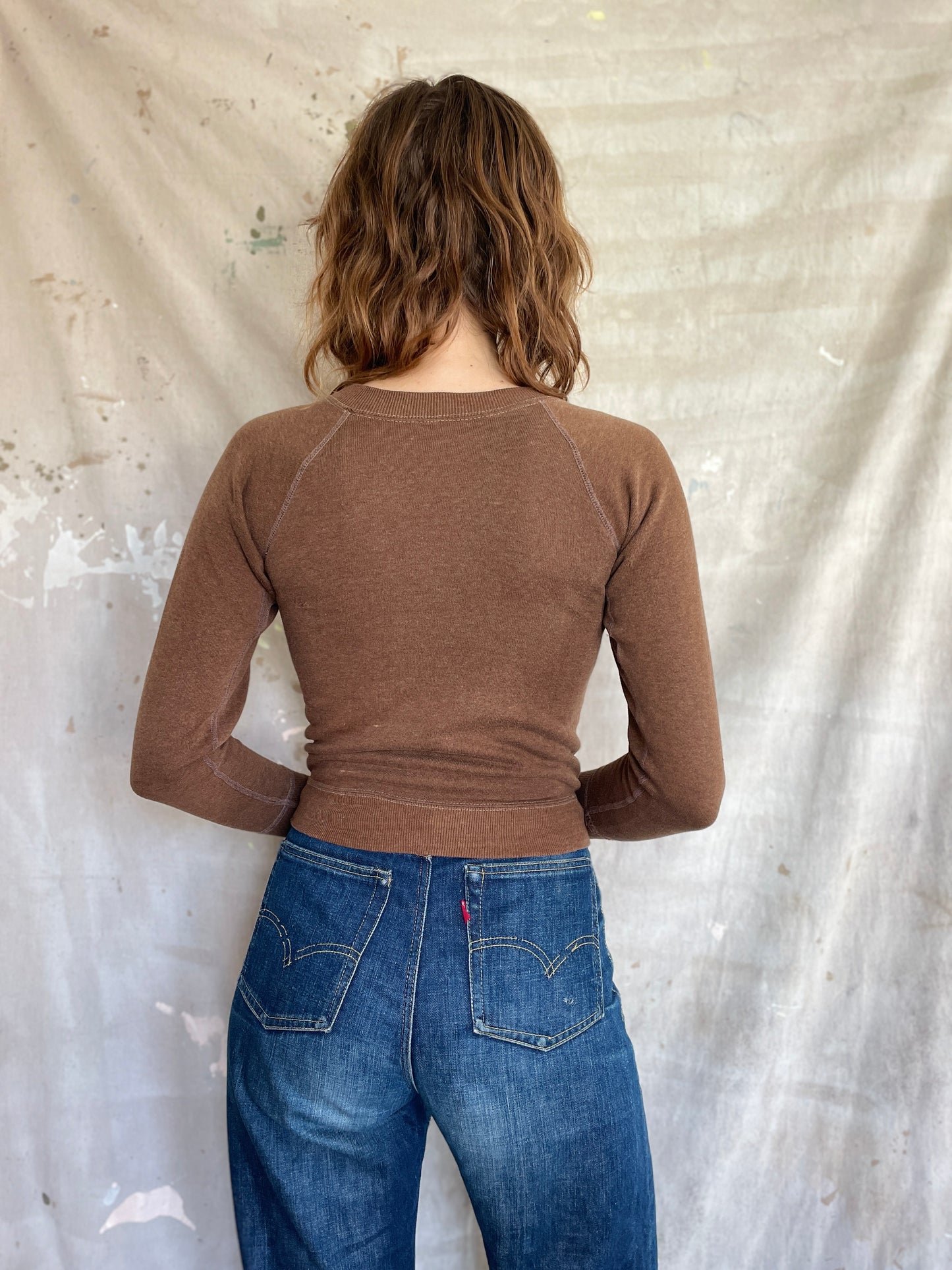 70s Wrangler Blank Brown Sweatshirt