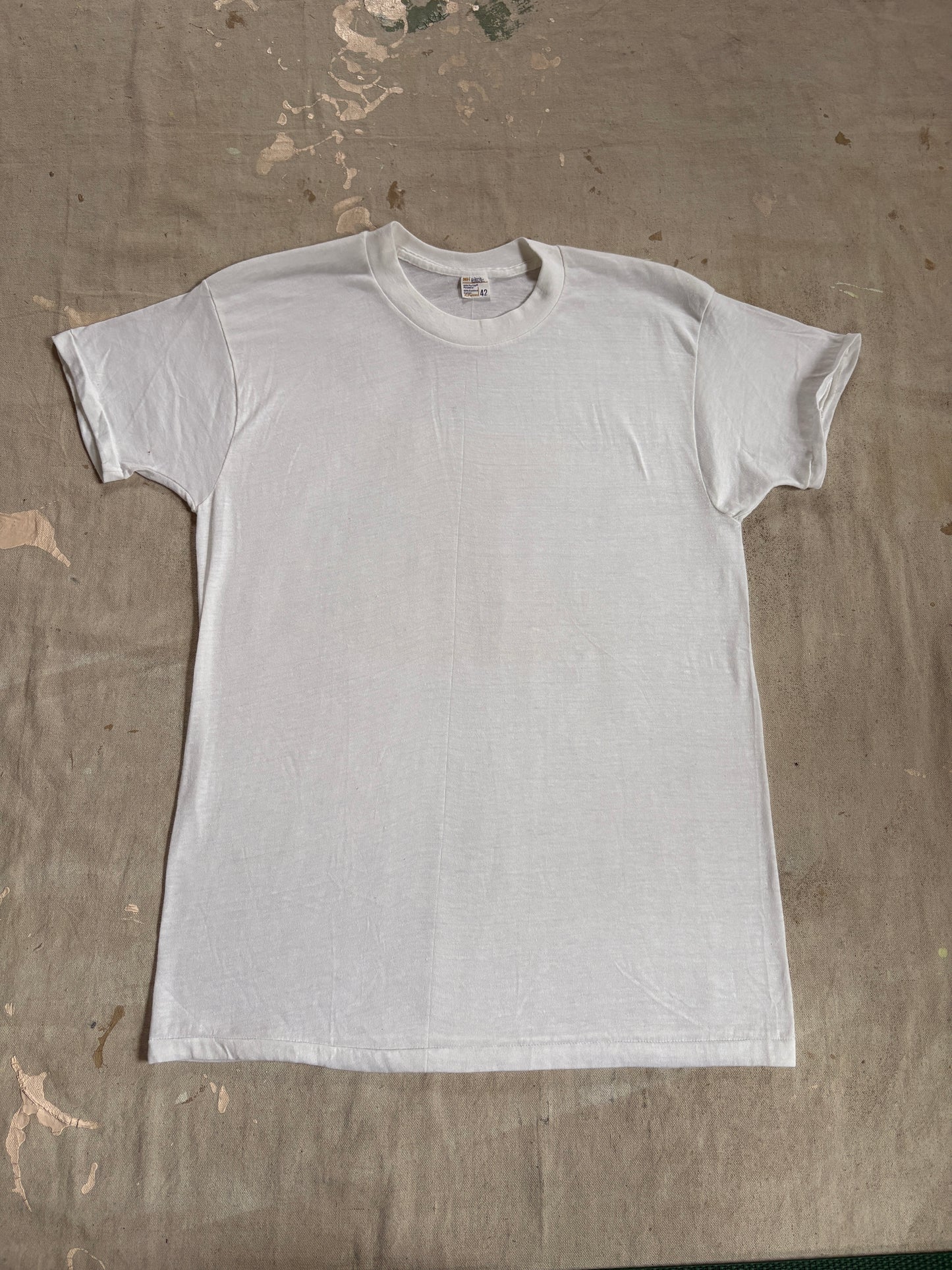 Vintage 80s JcPenney Blank White Tee