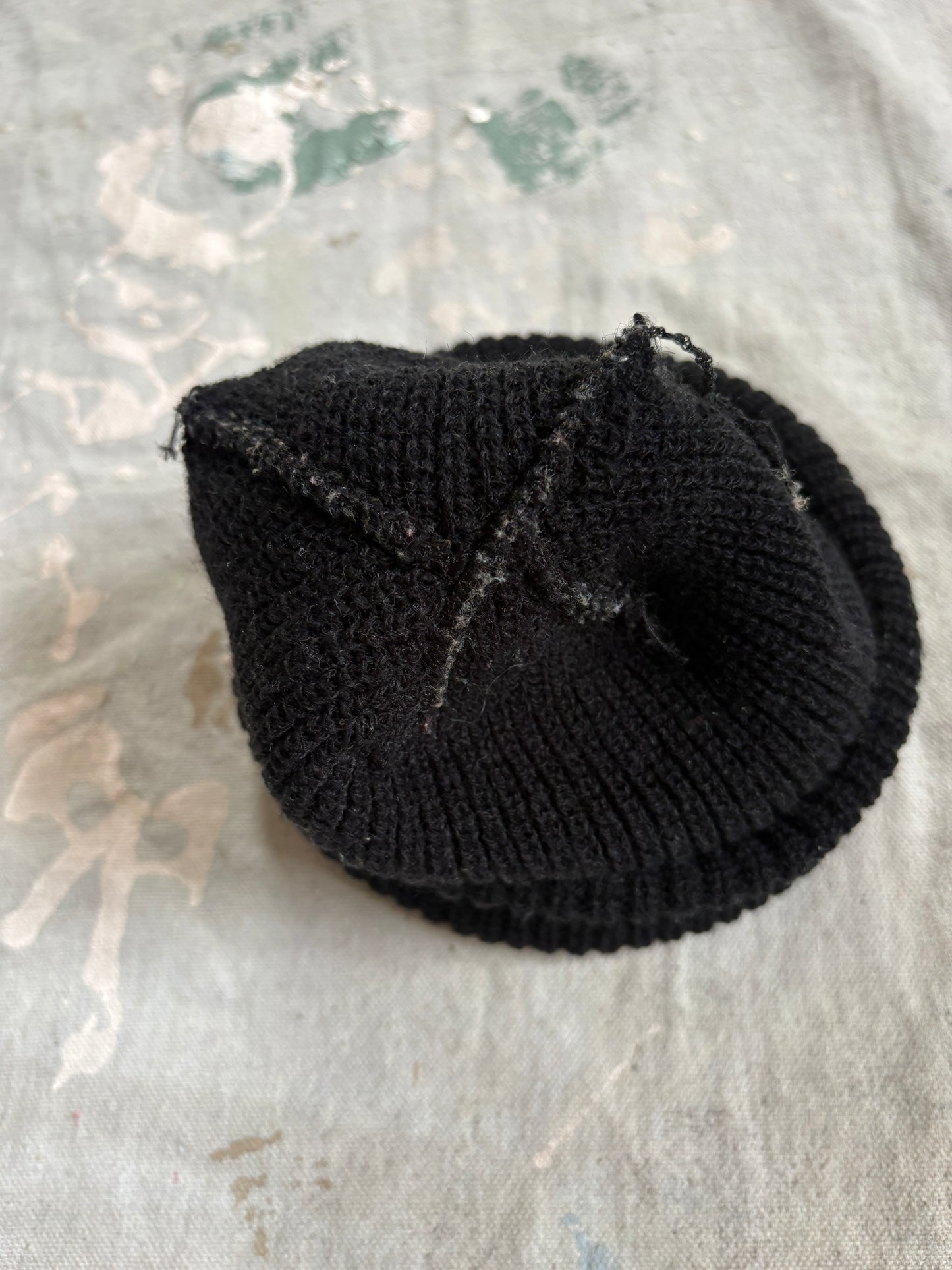Vintage Black Watch Cap