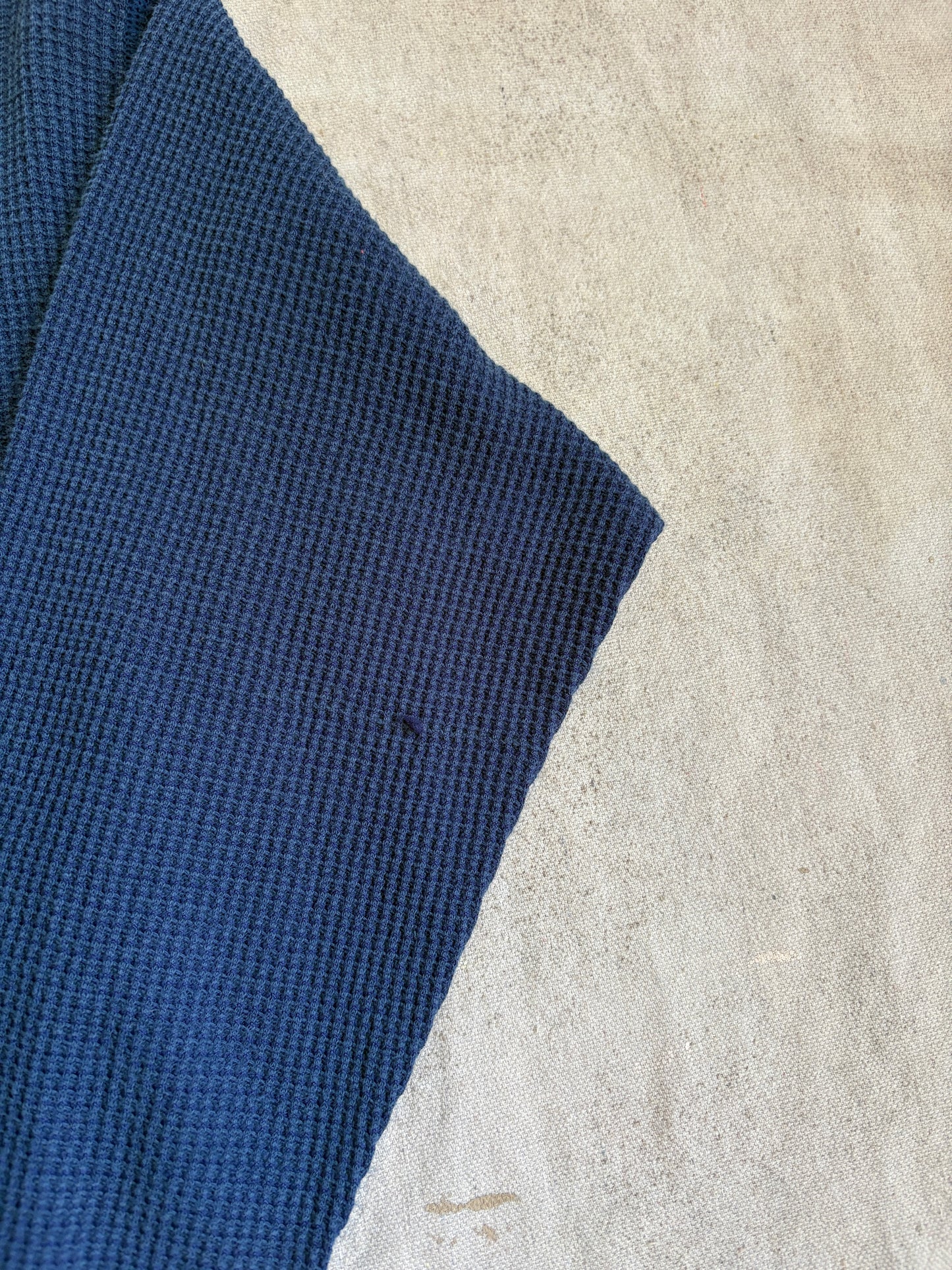 Vintage 80s/90s Blank Navy Blue Thermal Shirt