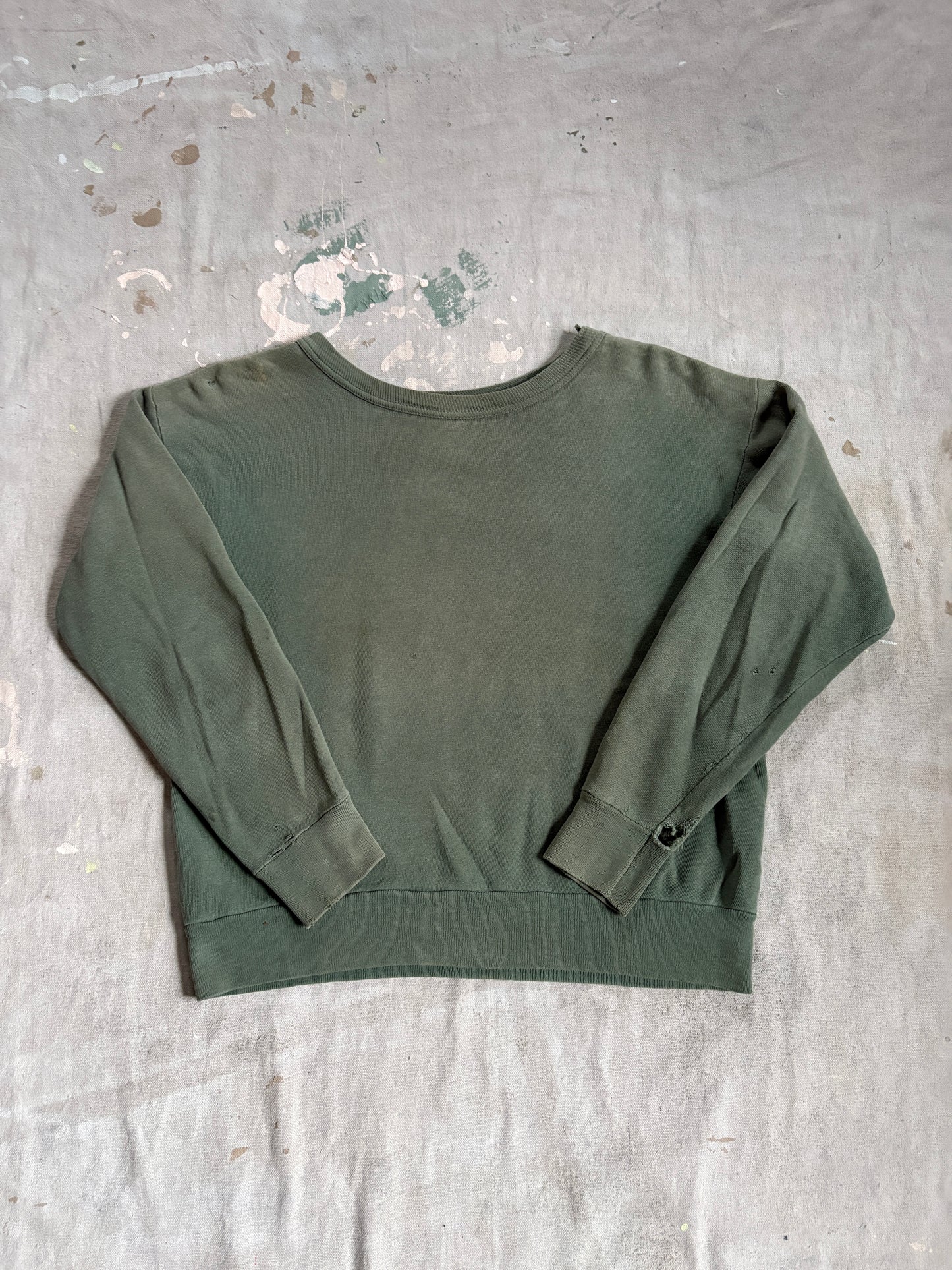 Vintage 60s Blank Green Sweatshirt