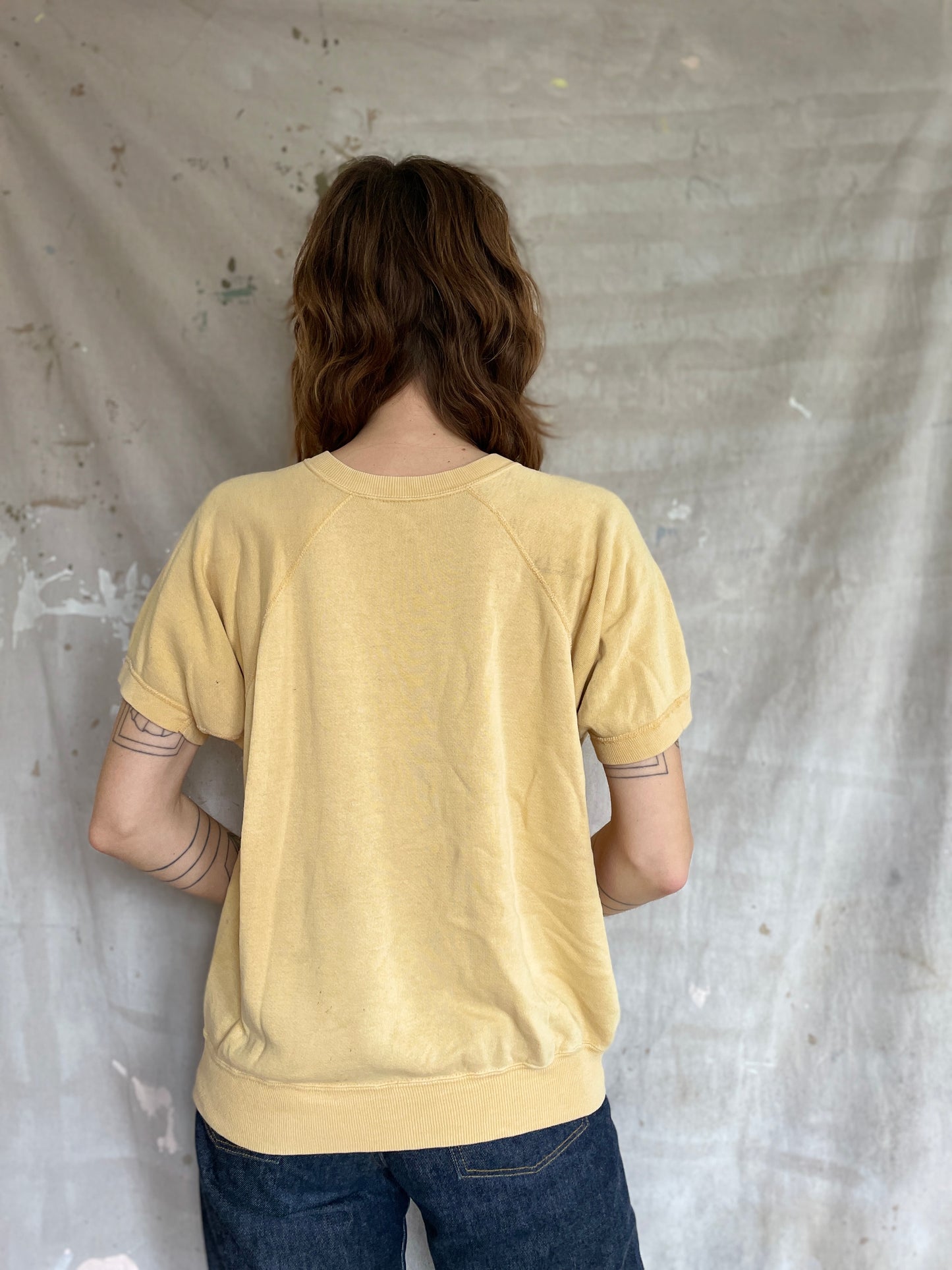70s/80s Blank Yellow Sweatshirt