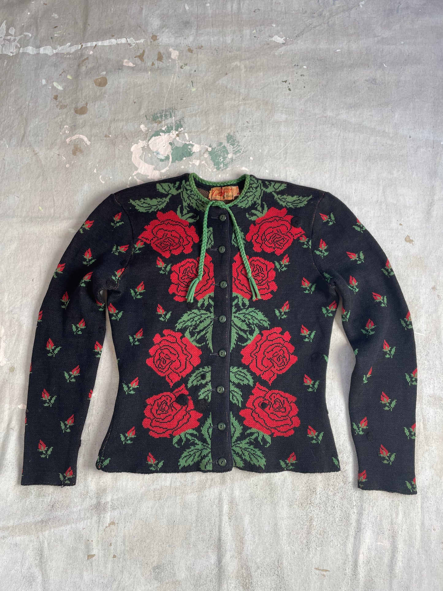 40s Catalina Rose Sweater