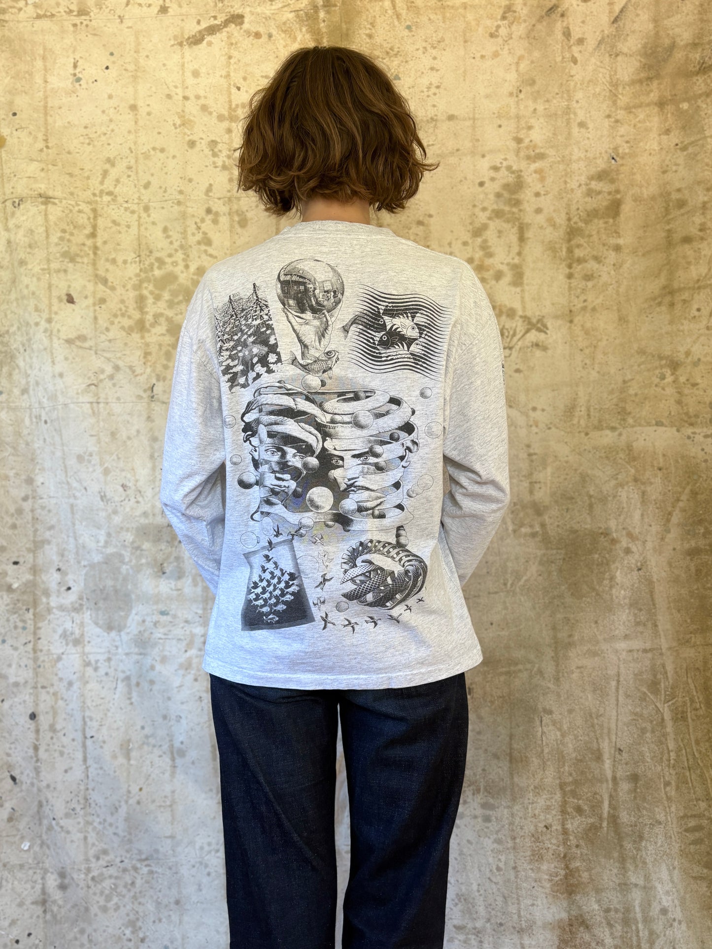 Vintage 90s MC Escher Long Sleeve Tee