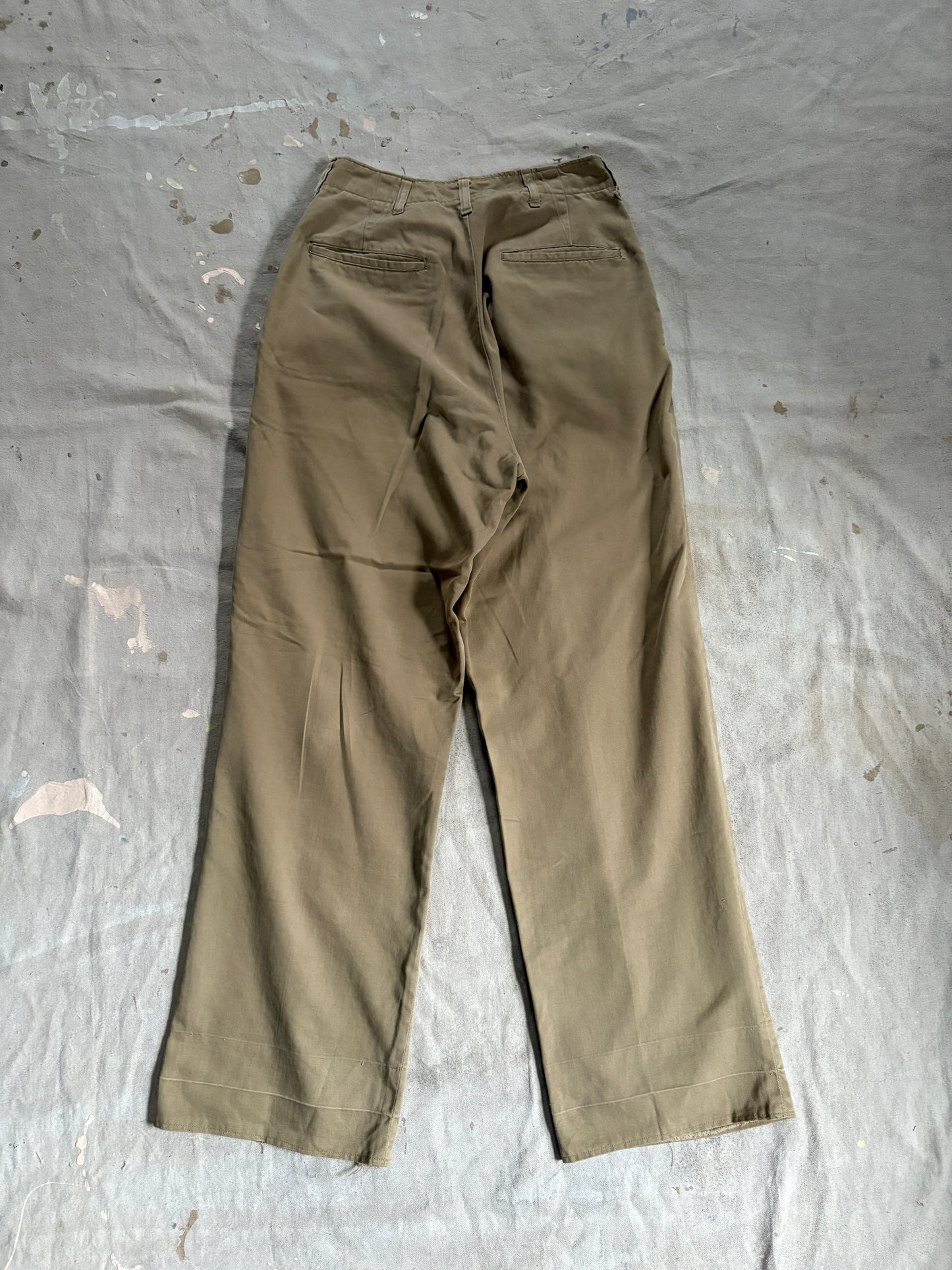 50s Military Khaki Trouser’s