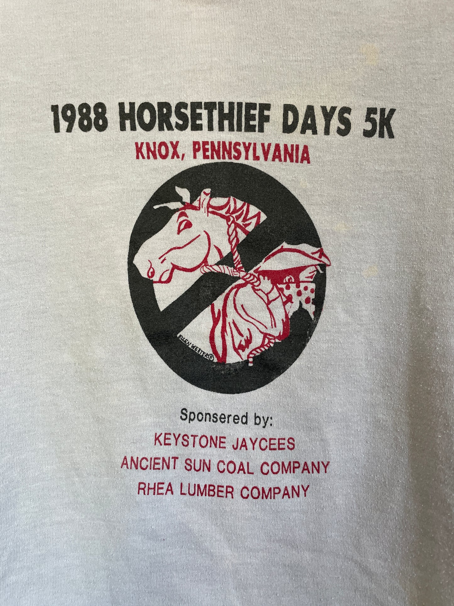 80s Horse Thief Days 5K Tee