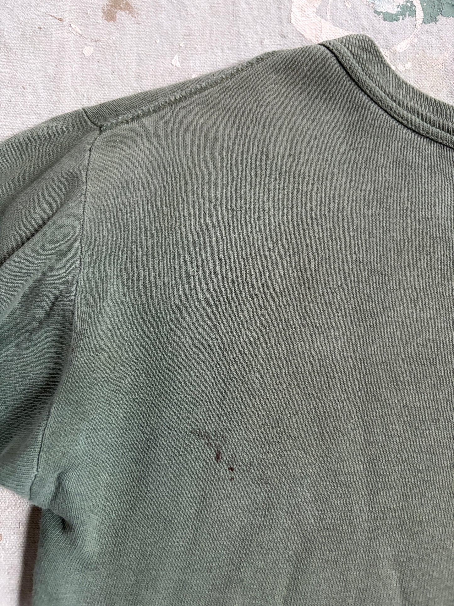 Vintage 60s Blank Green Sweatshirt