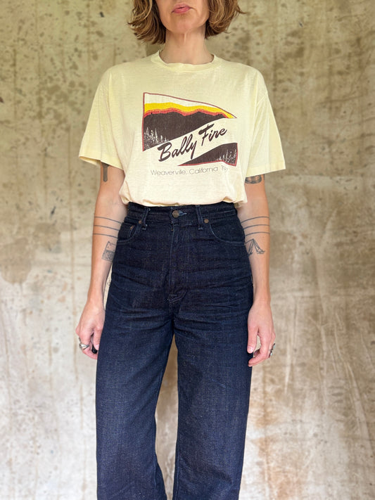 Vintage 80s Bally Fire, Weaverville California Tee