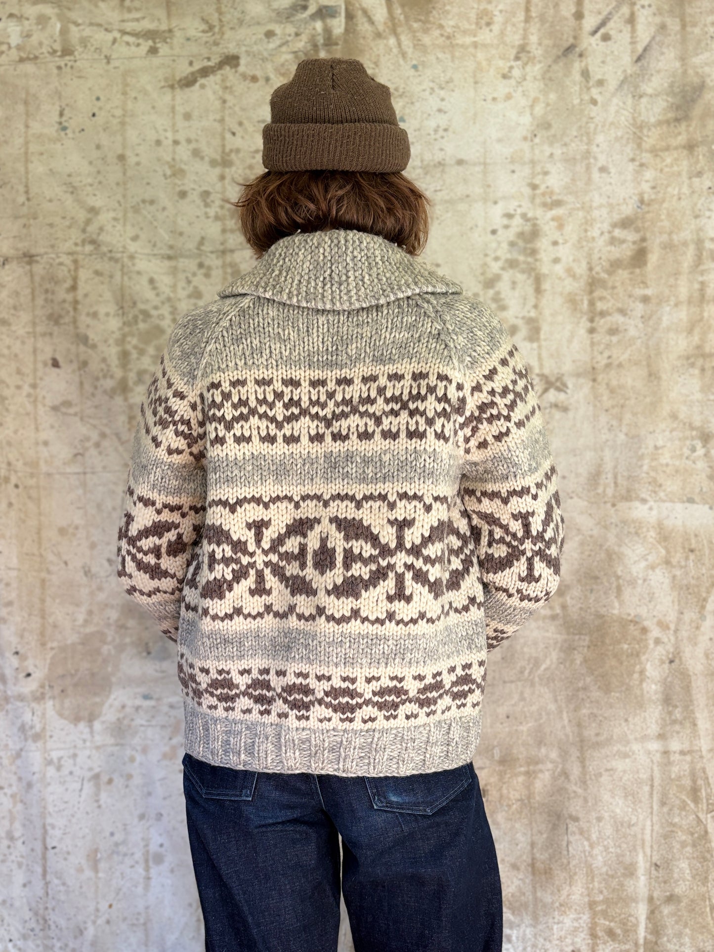 60s Cowichan Style Sweater