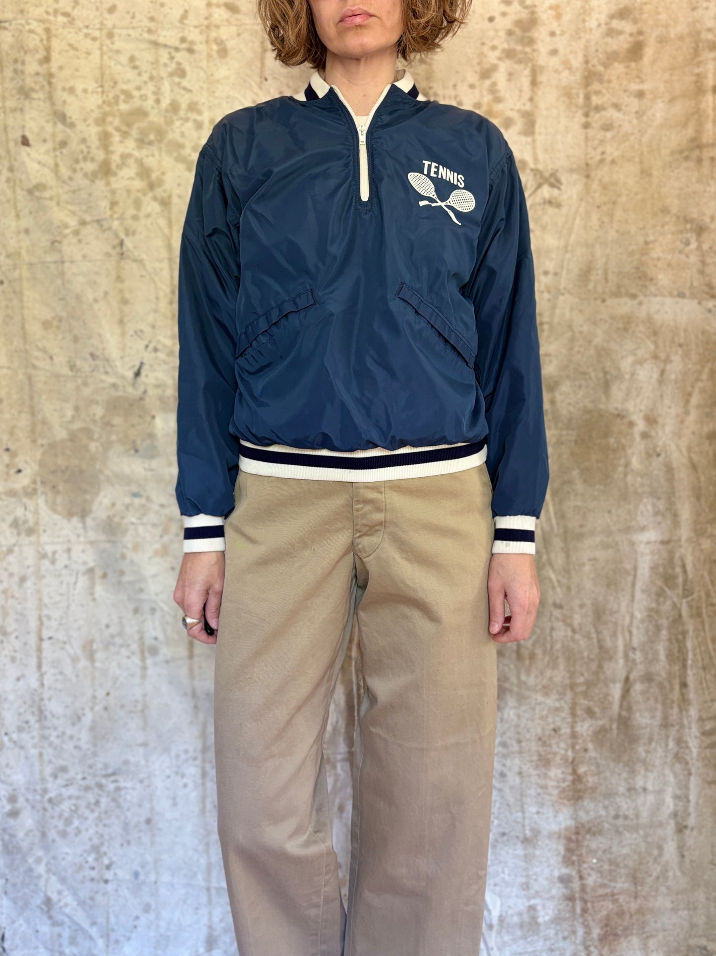 70s Russell Athletic Wellesley College Tennis Jacket