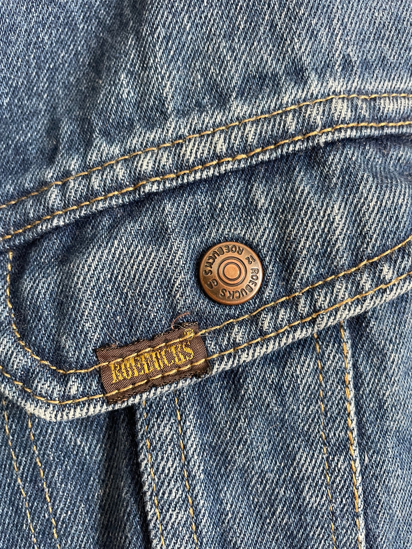 80s Roebucks Sherpa Lined Jean Jacket