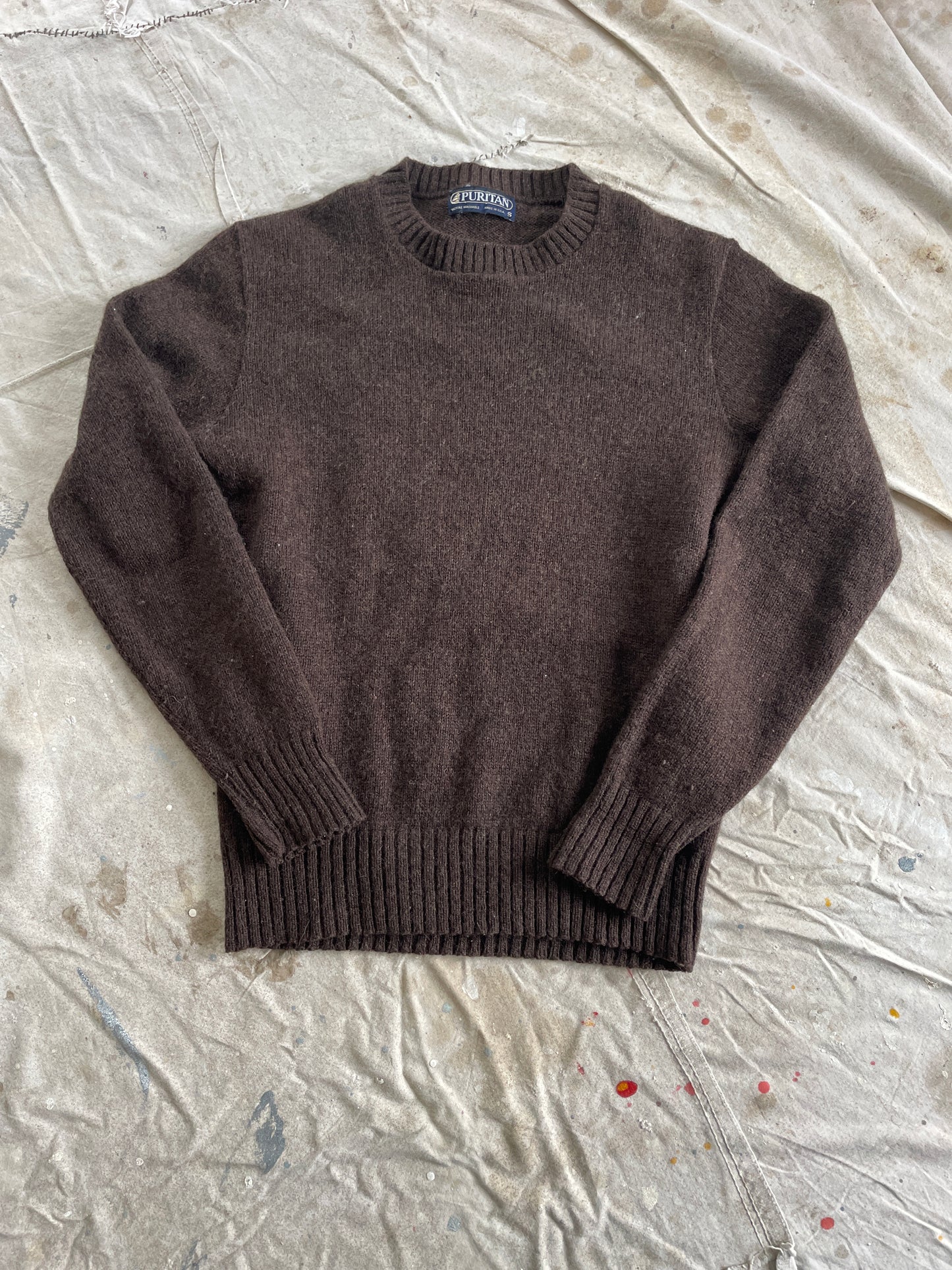 80s Brown Puritan Sweater