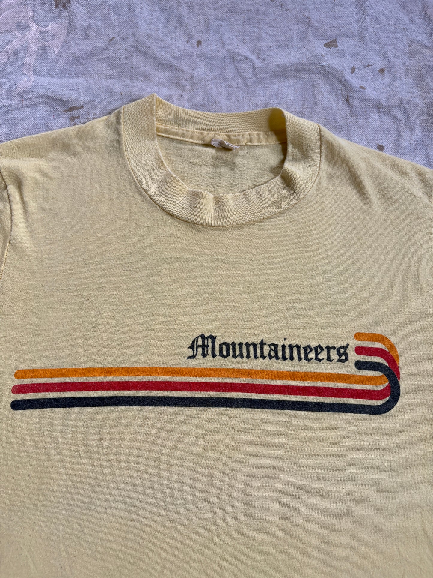 80s West Virginia Mountaineers Long Sleeve Tee