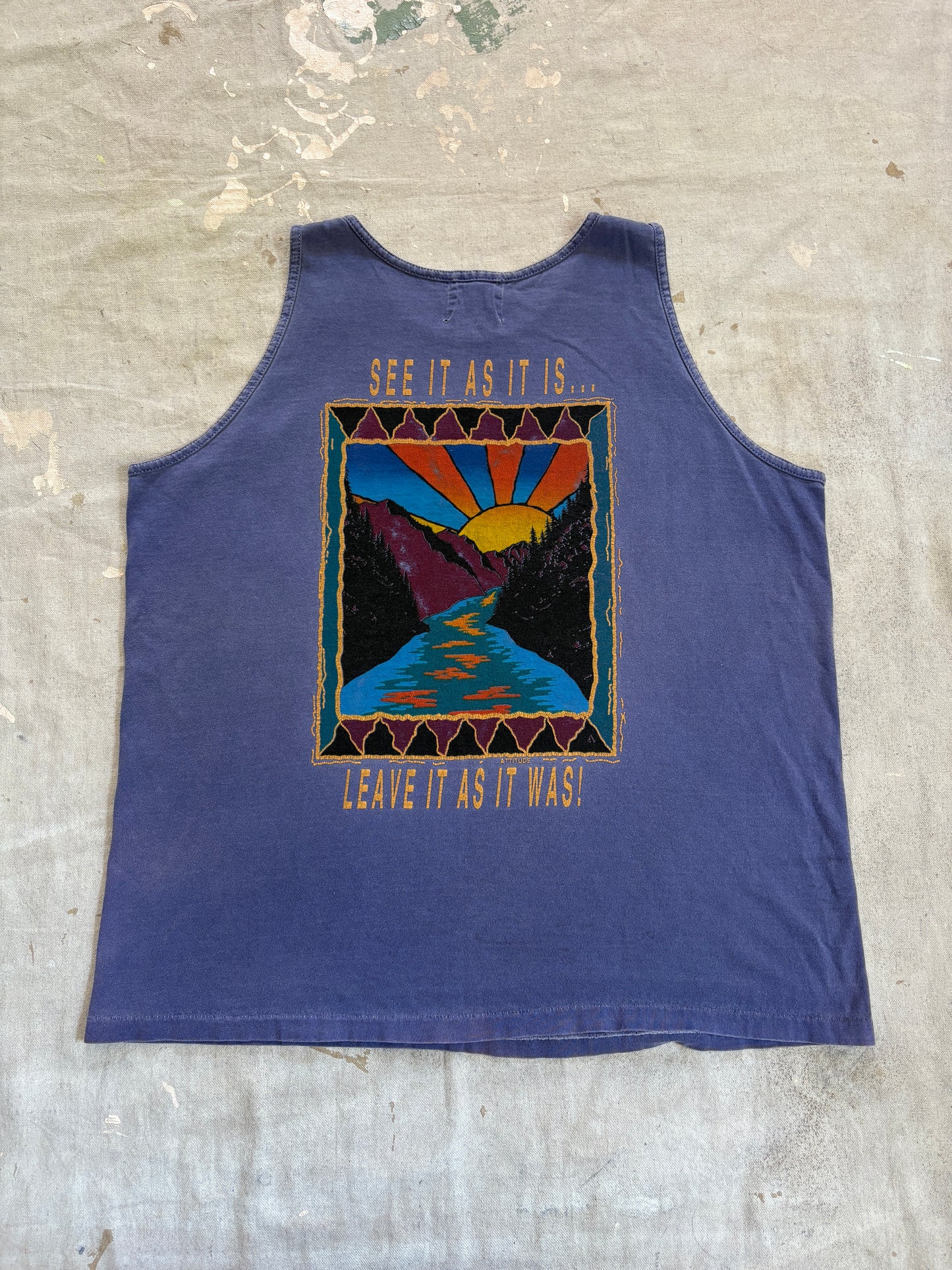 Vintage 90s Rogue River Leave It As It Was Tank Top