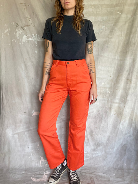 90s Orange Liberty Carpenter Pants