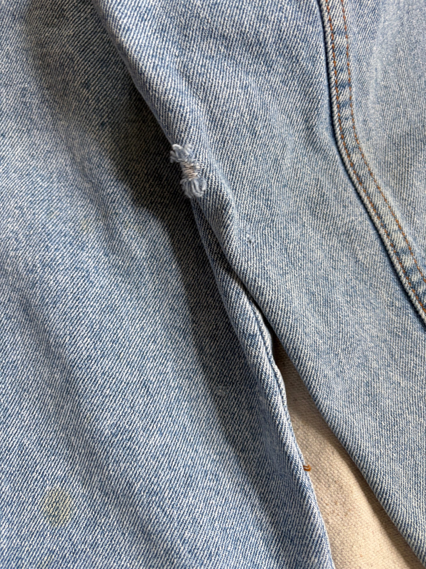 Vintage 90s Bill Blass Denim Chore Coat