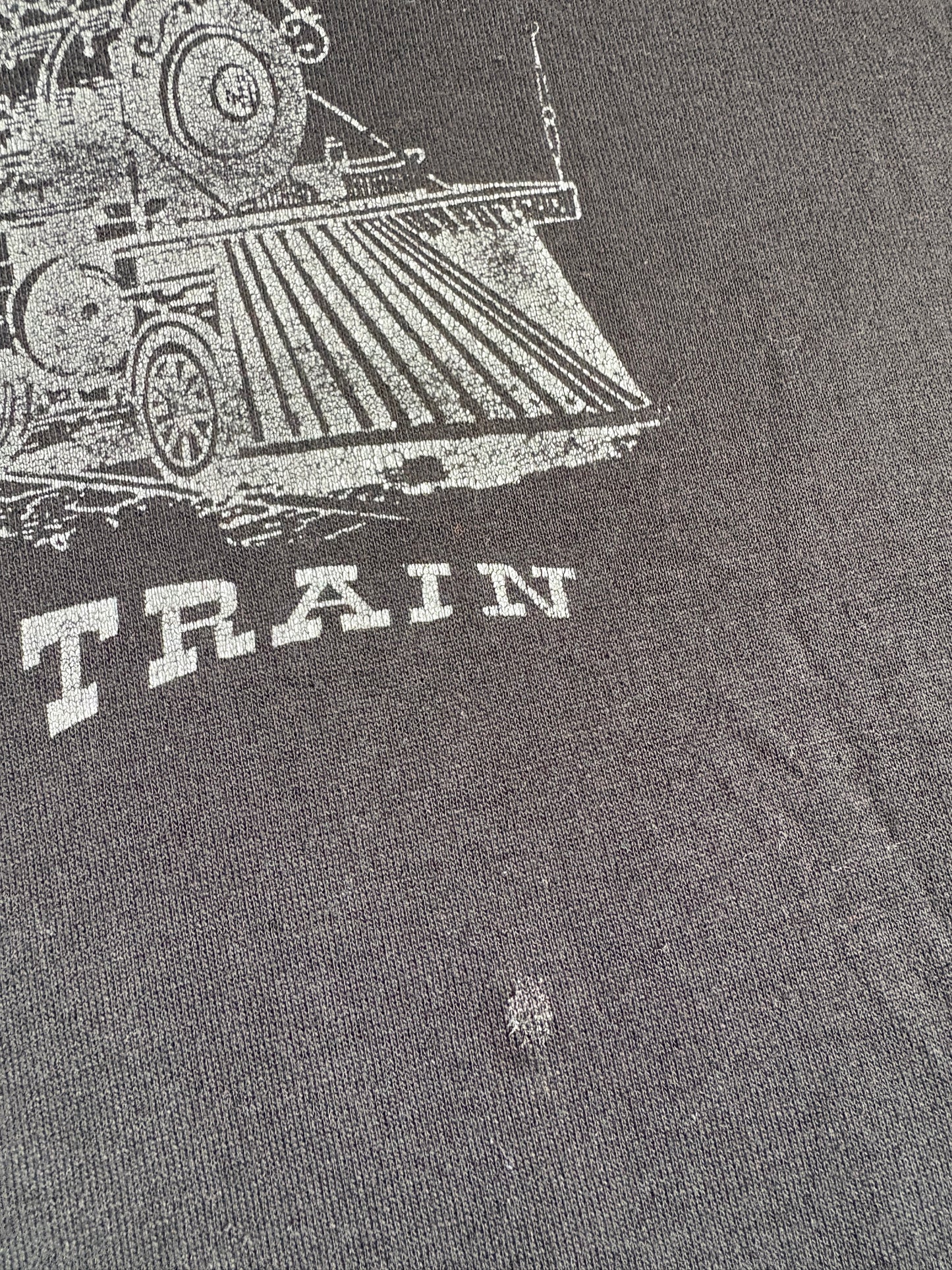 Vintage 80s Stewartstown Haunted Train Tee
