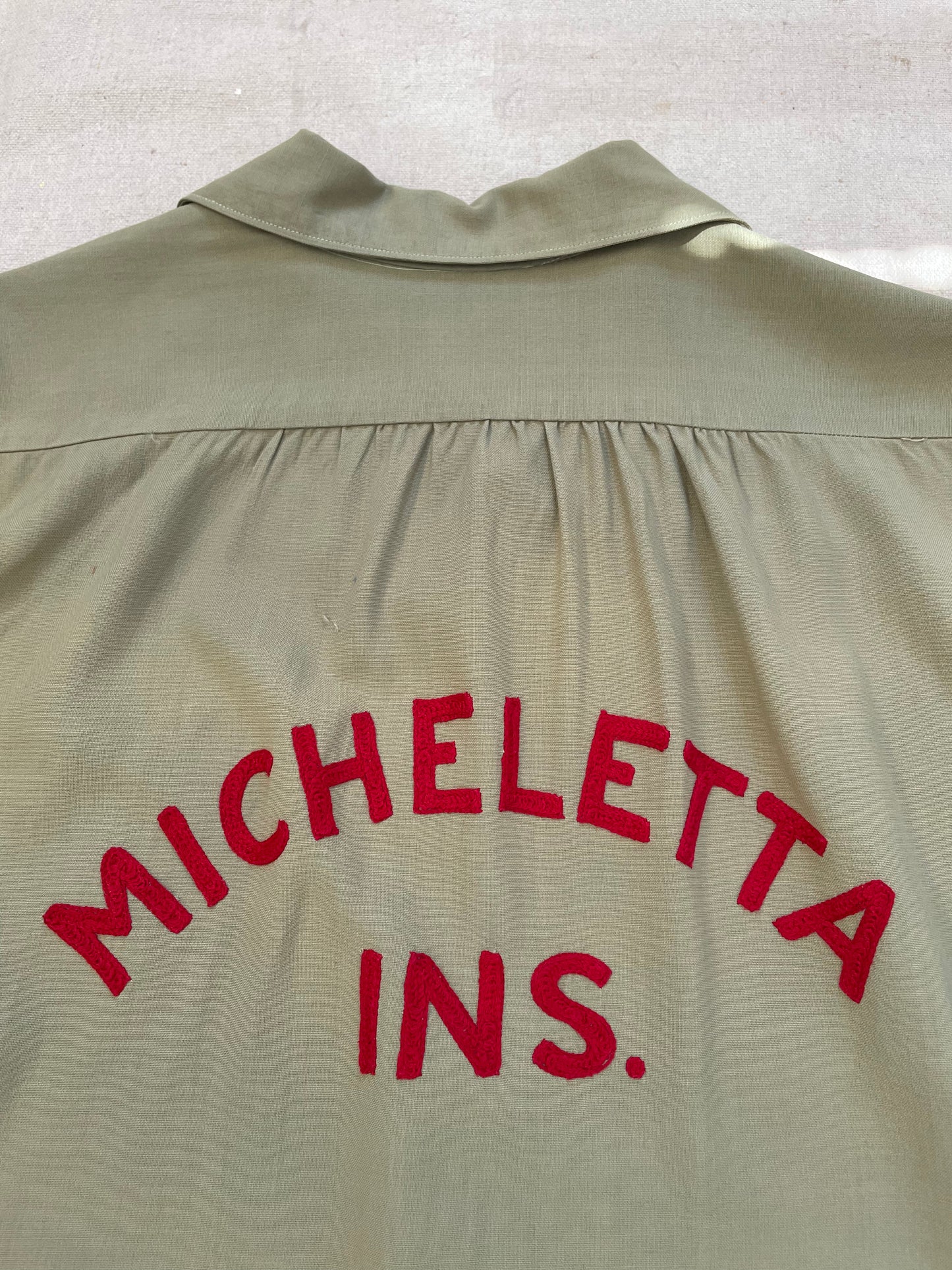 Micheletta Insurance Bowling Shirt