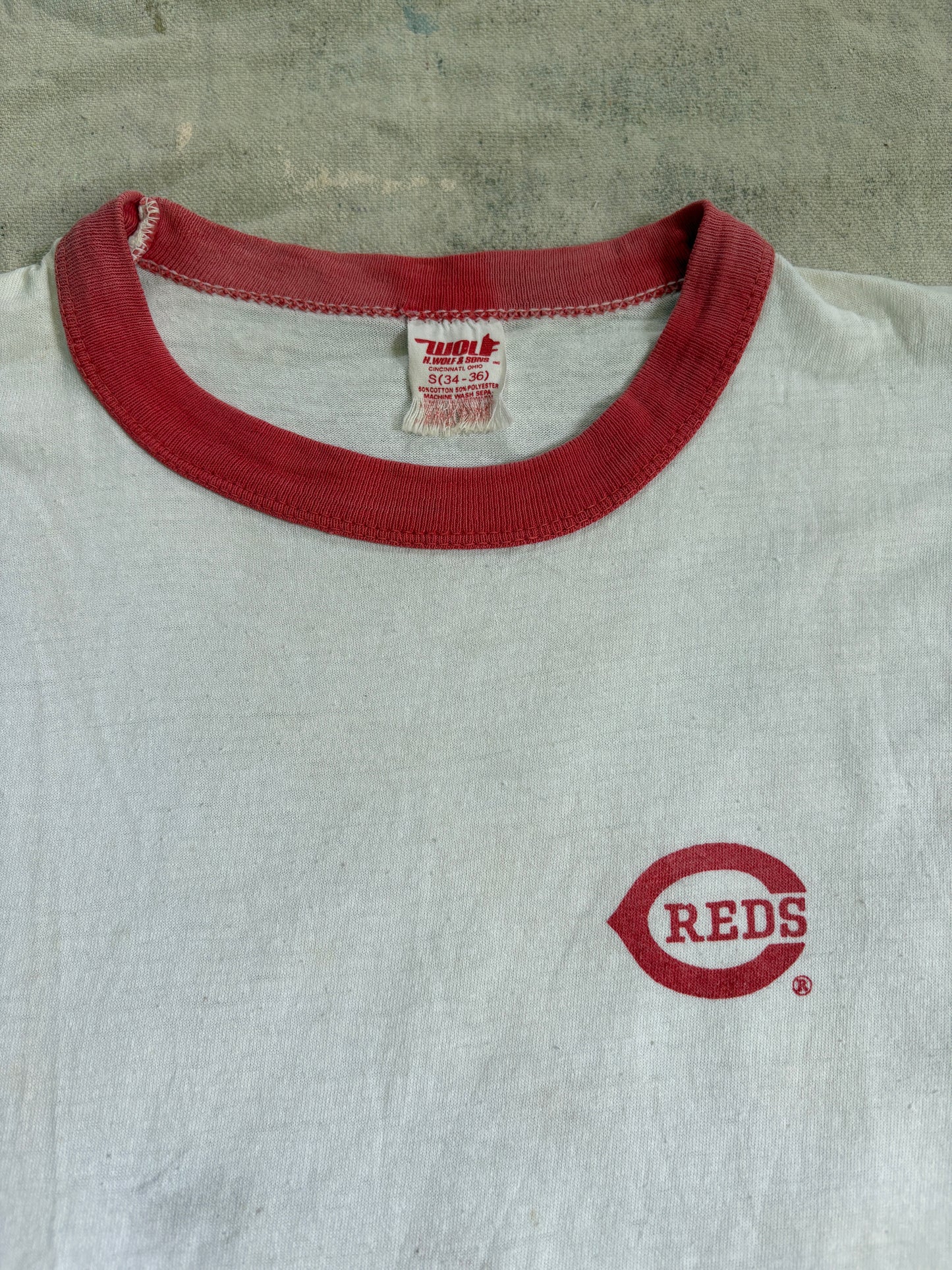70s Cincinnati Reds Ringer Tee