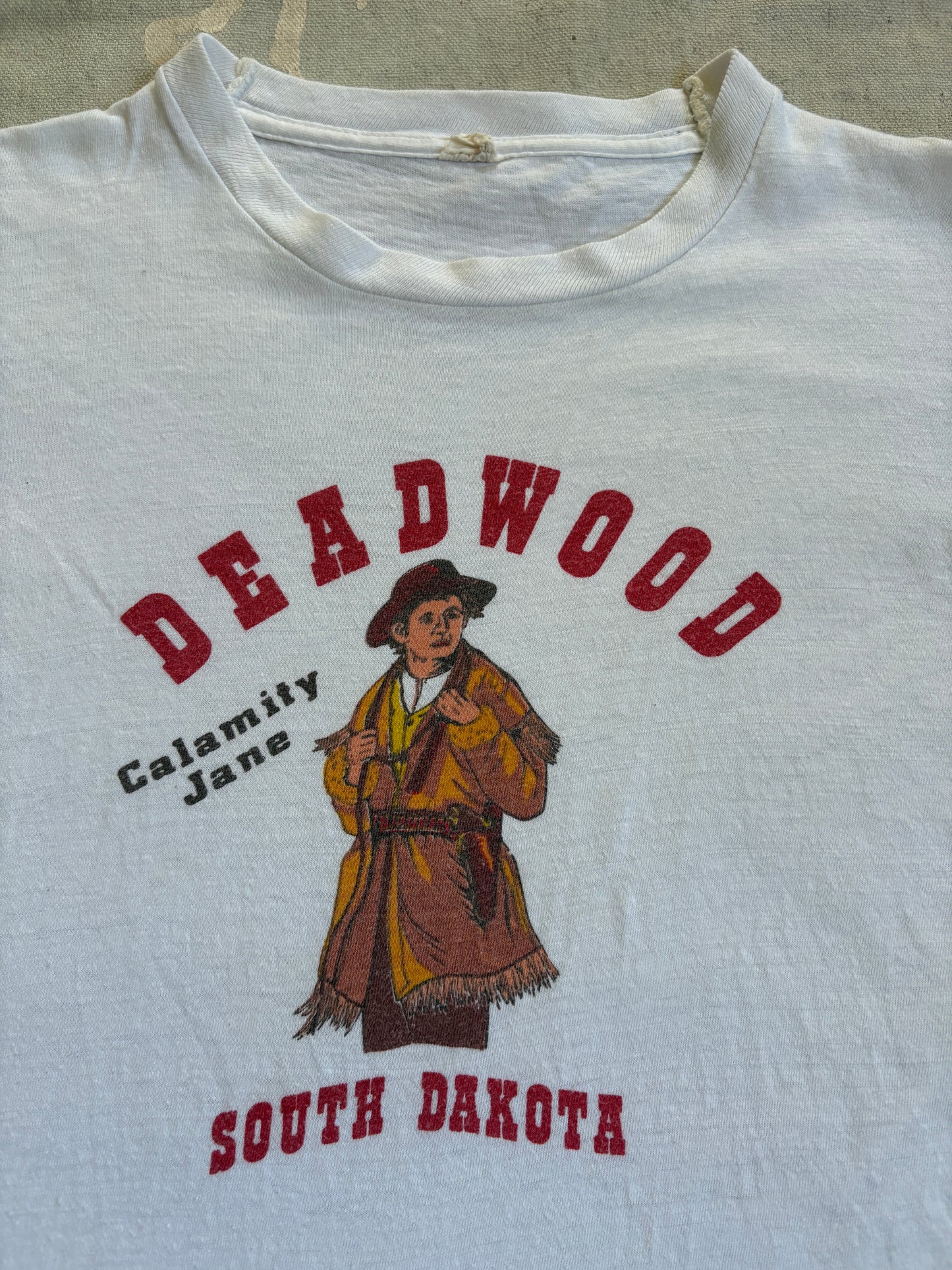 Vintage 60s Deadwood SD Calamity Jane Tee