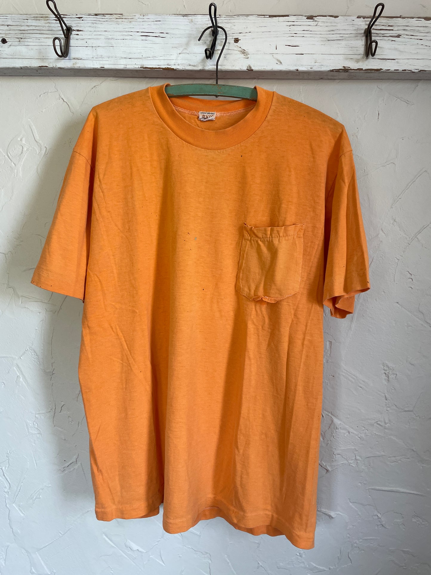 60s BVD Blank Orange Pocket Tee