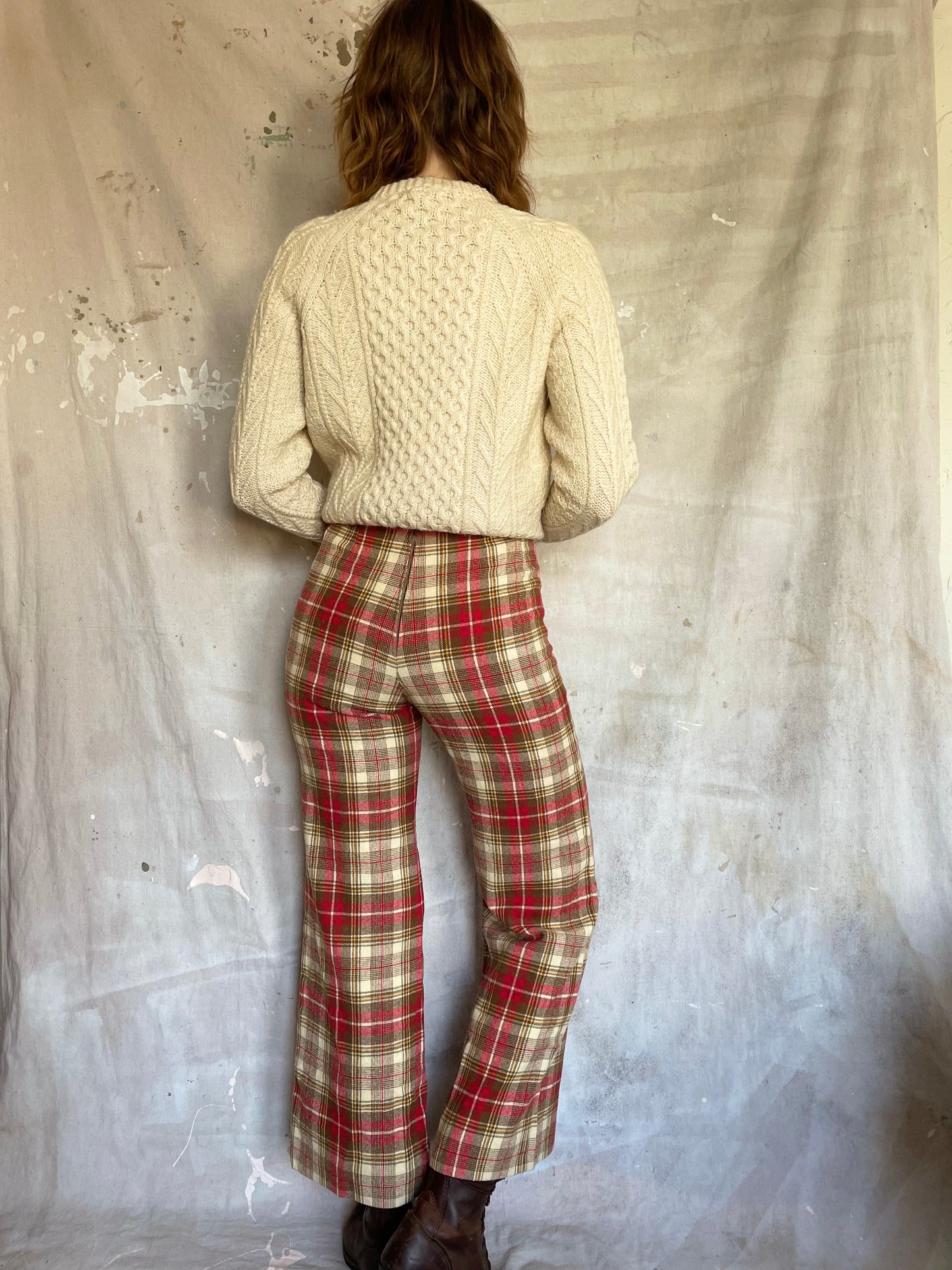 70s Plaid Pendleton Pants