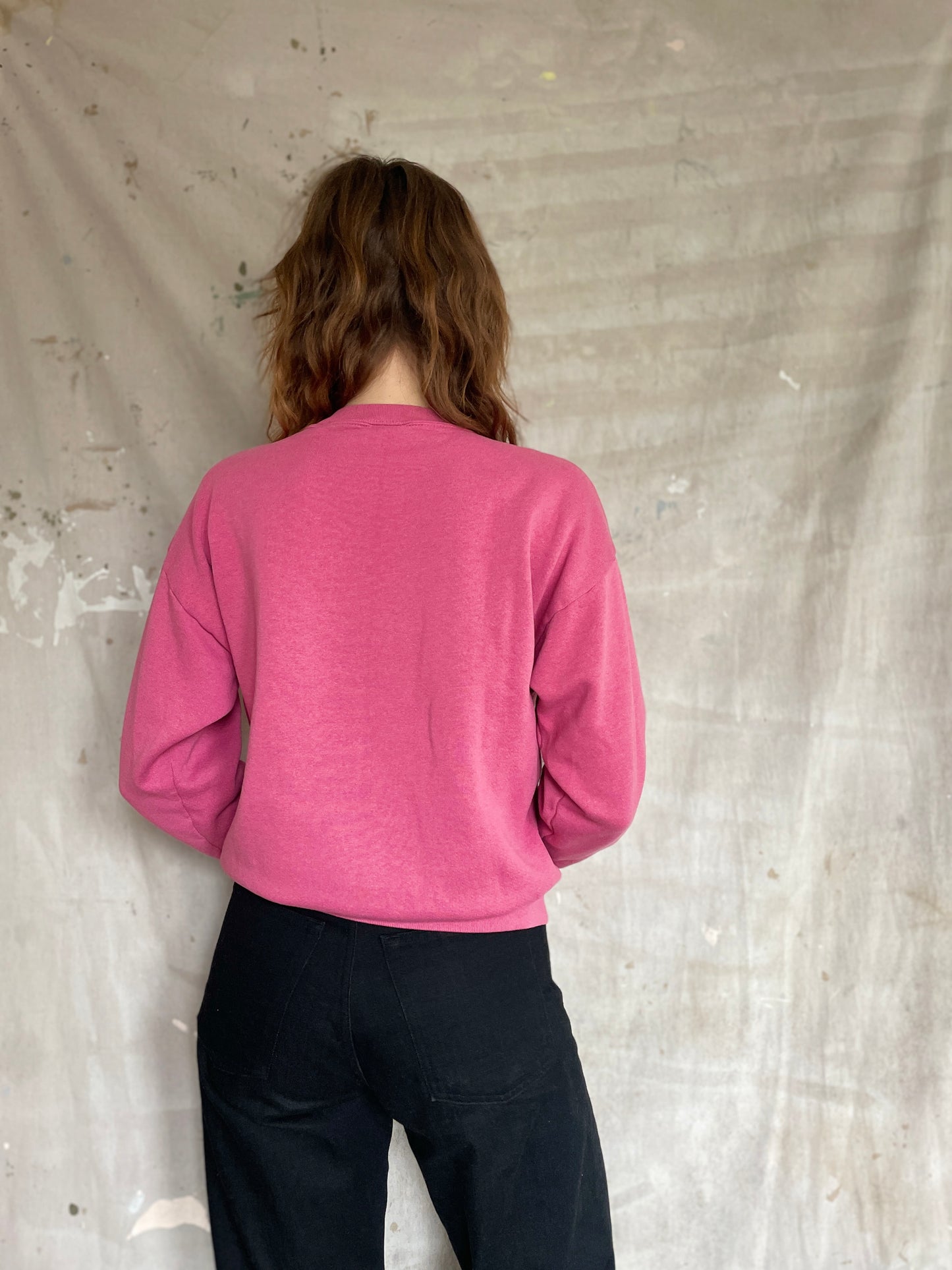 90s Blank Pink Sweatshirt