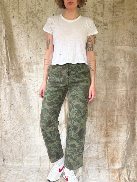 Vintage 80s Duck Camo Hunting Pants