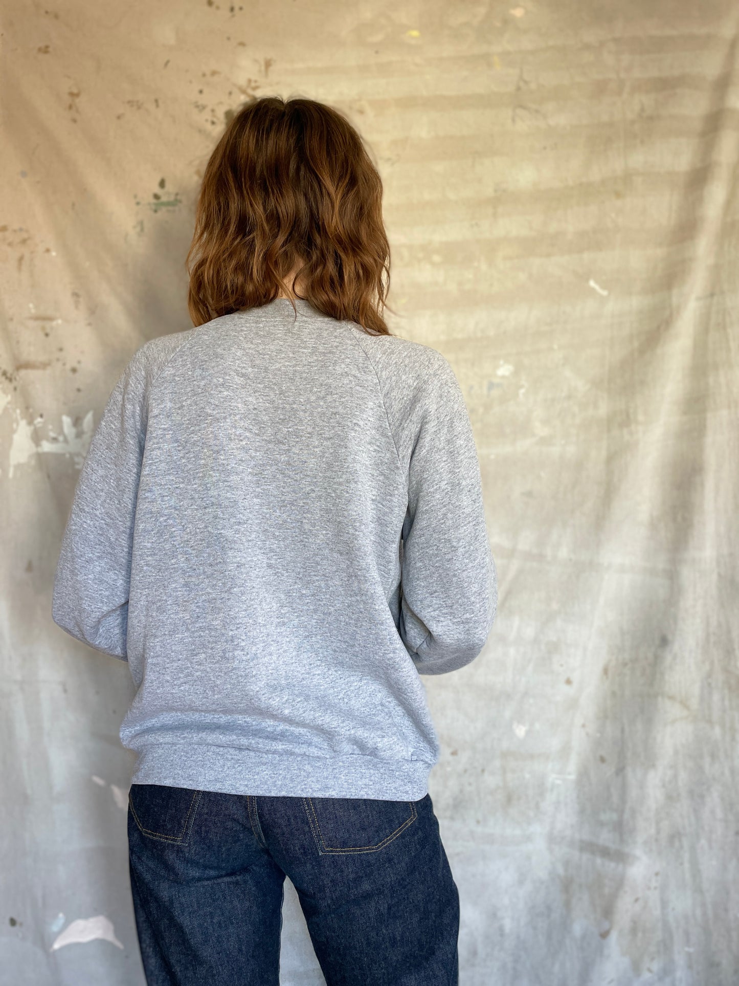 80s/90s Blank Heather Grey Sweatshirt