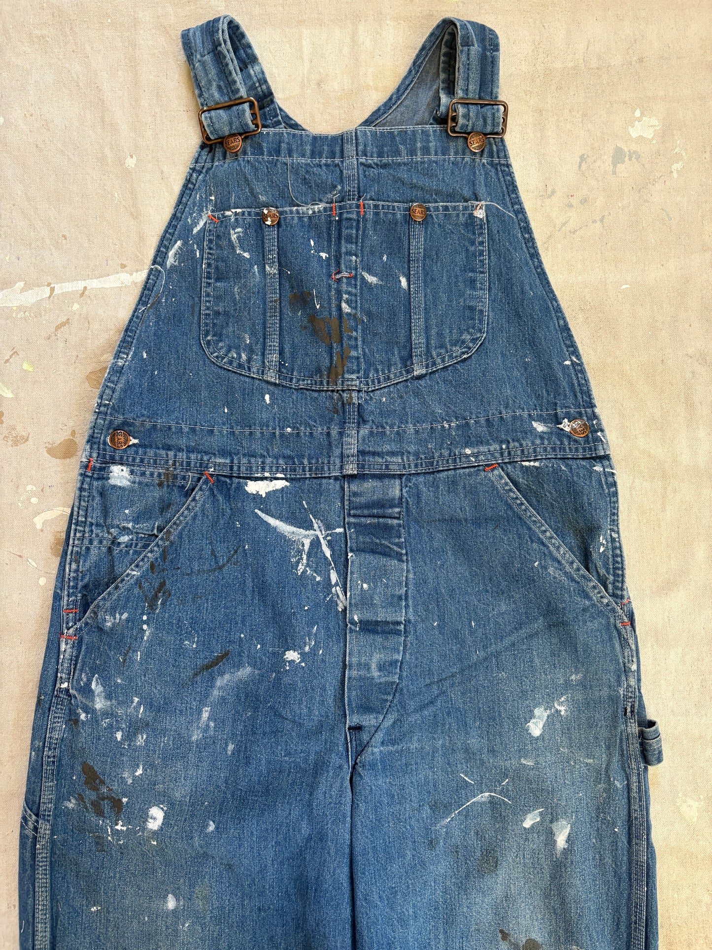 80s Sears Painted Overalls