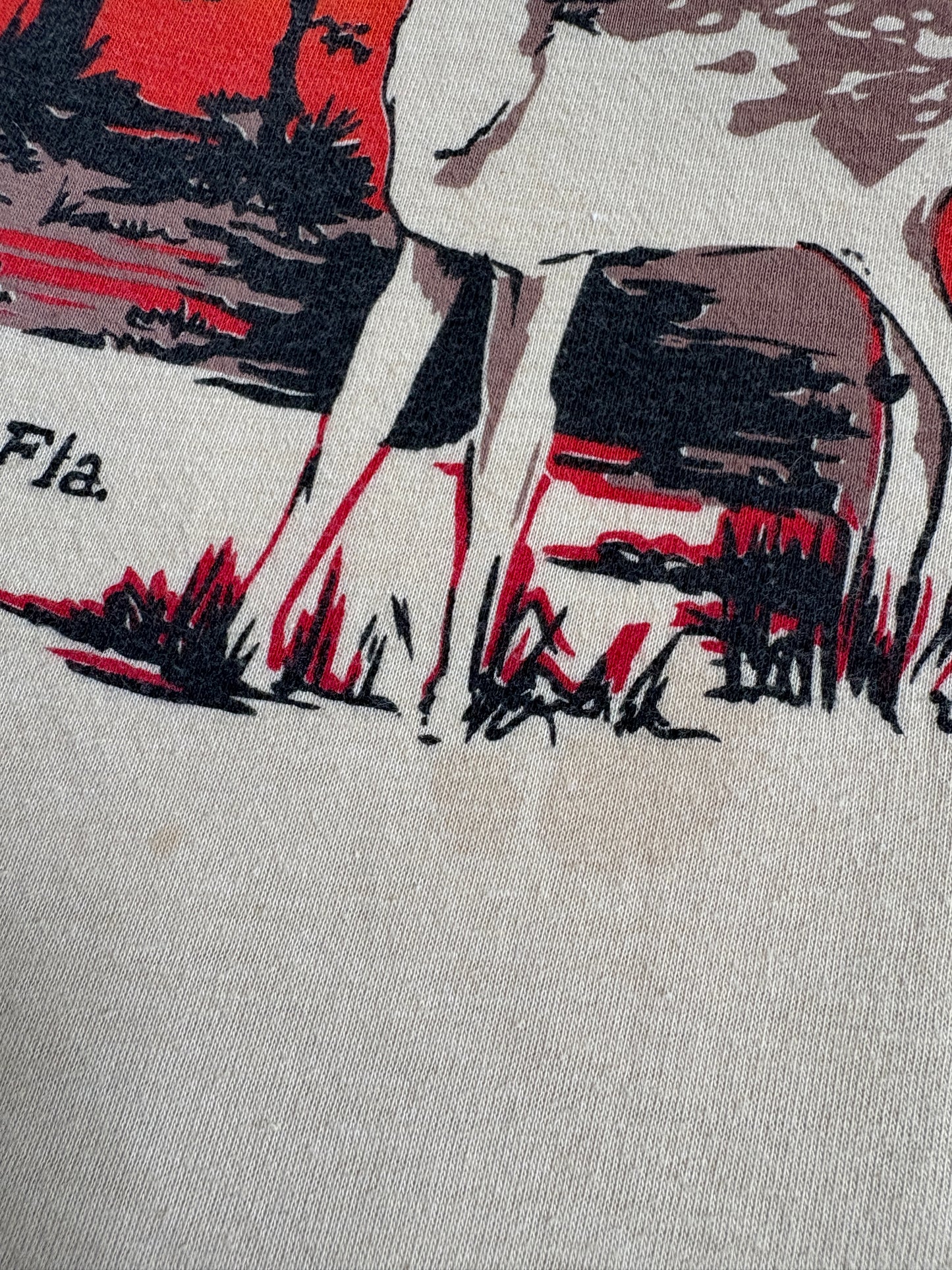 80s Big Pine Key, Florida Deer Tee