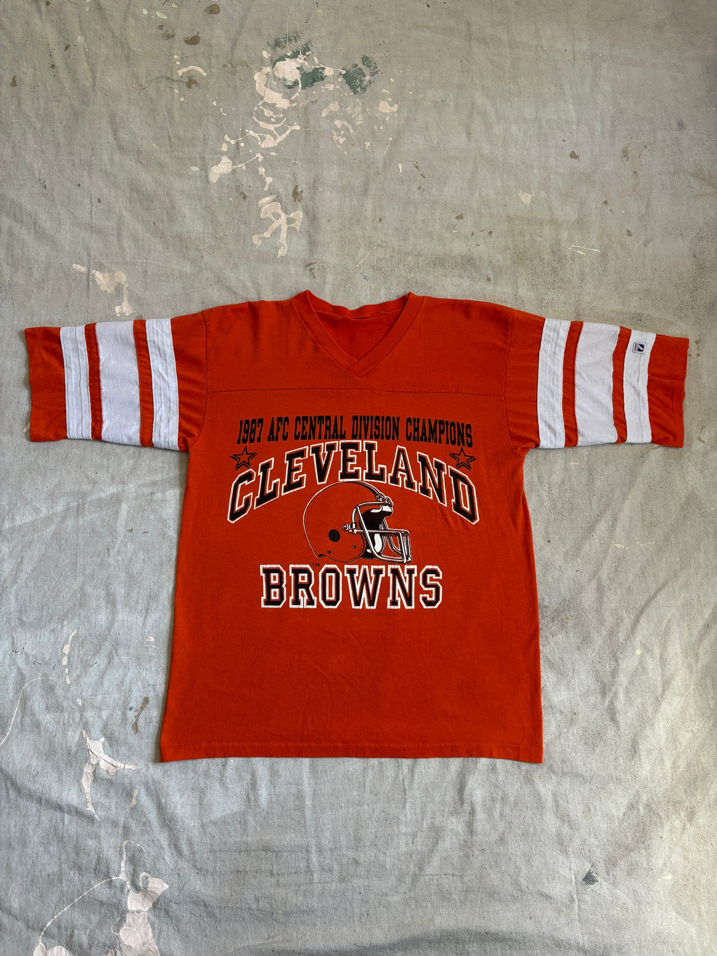 Vintage Cleveland Browns 1987 AFC Central Division Champions Tee