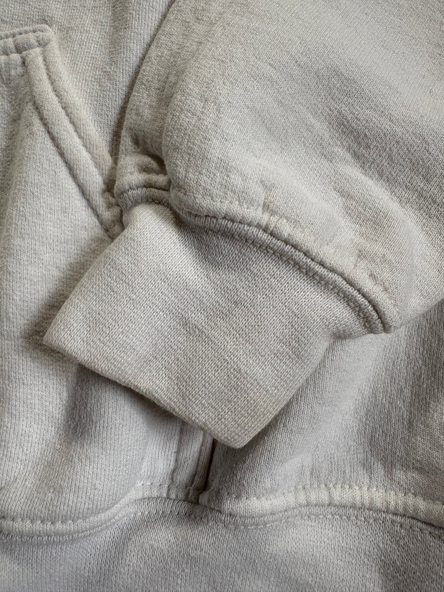 80s/90s Blank White Hoodie Sweatshirt