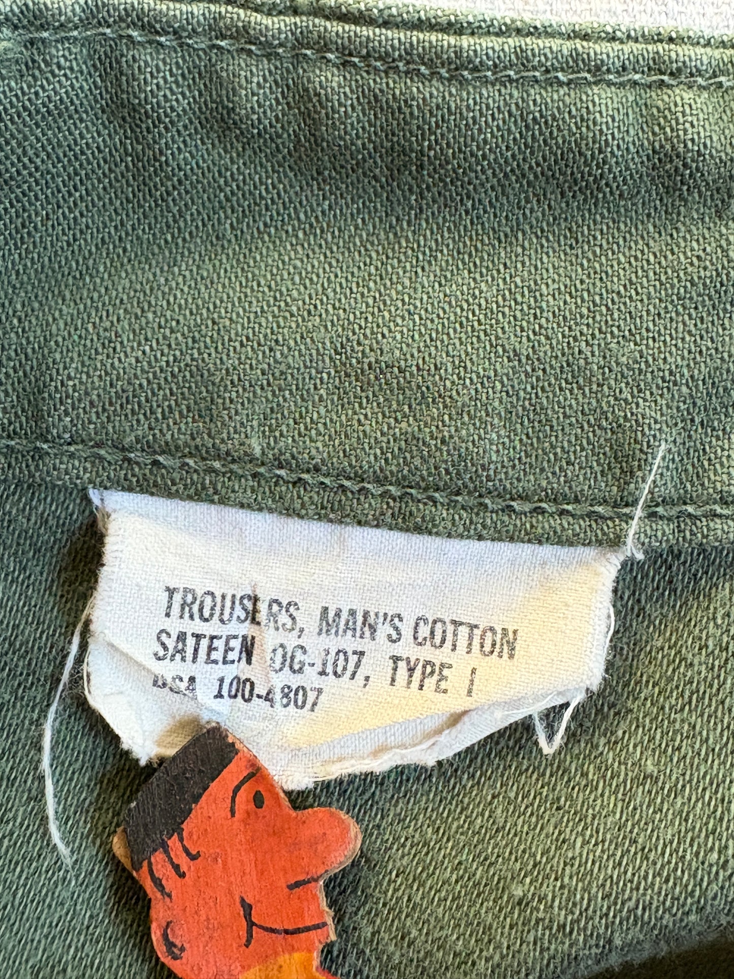 60s OG107 Military Pants