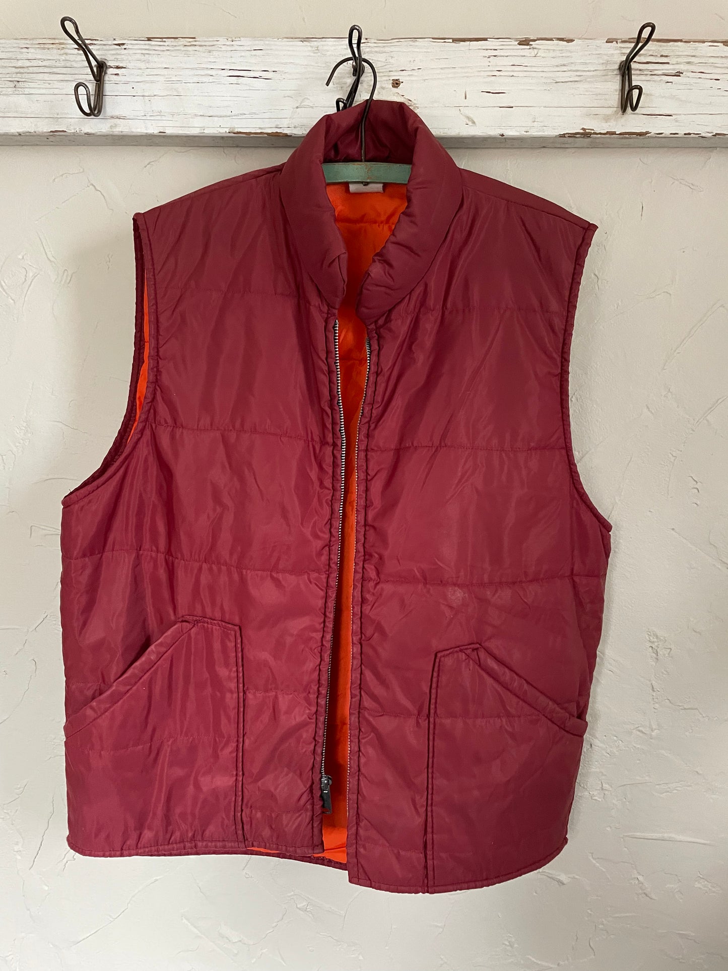 80s Maroon Vest