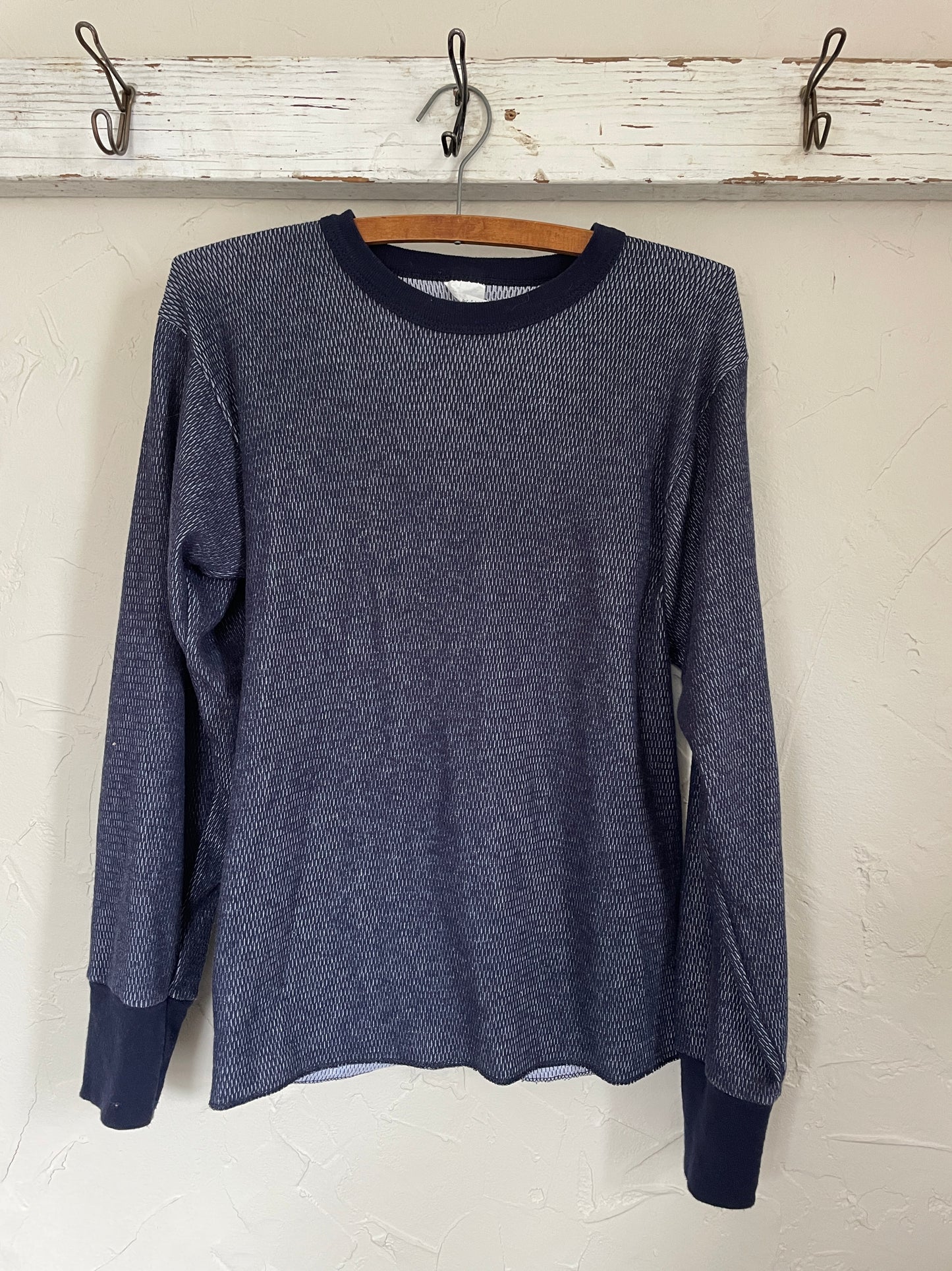 90s Navy Blue Thermal Undershirt