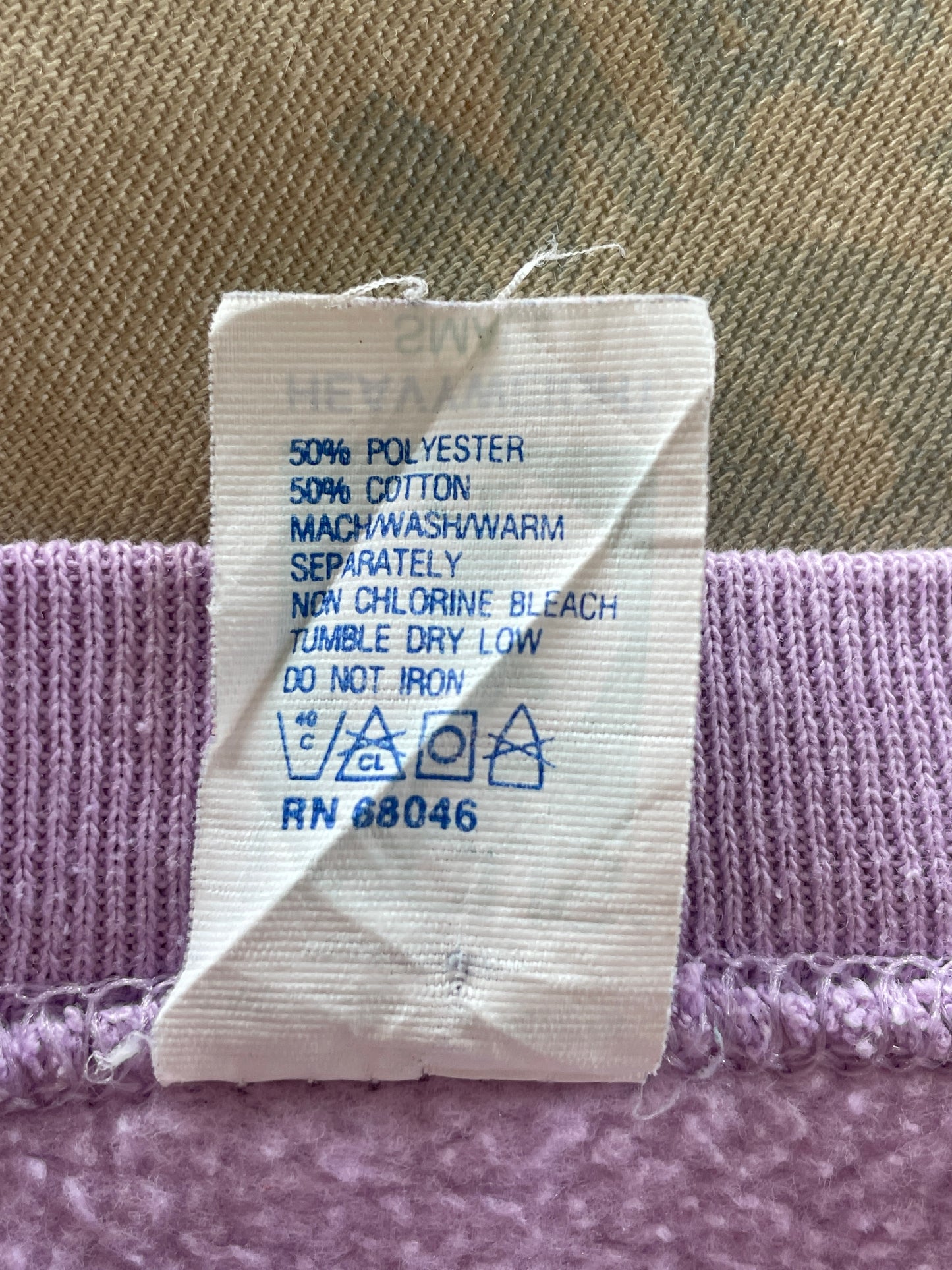 80s Blank Lavender Sweatshirt