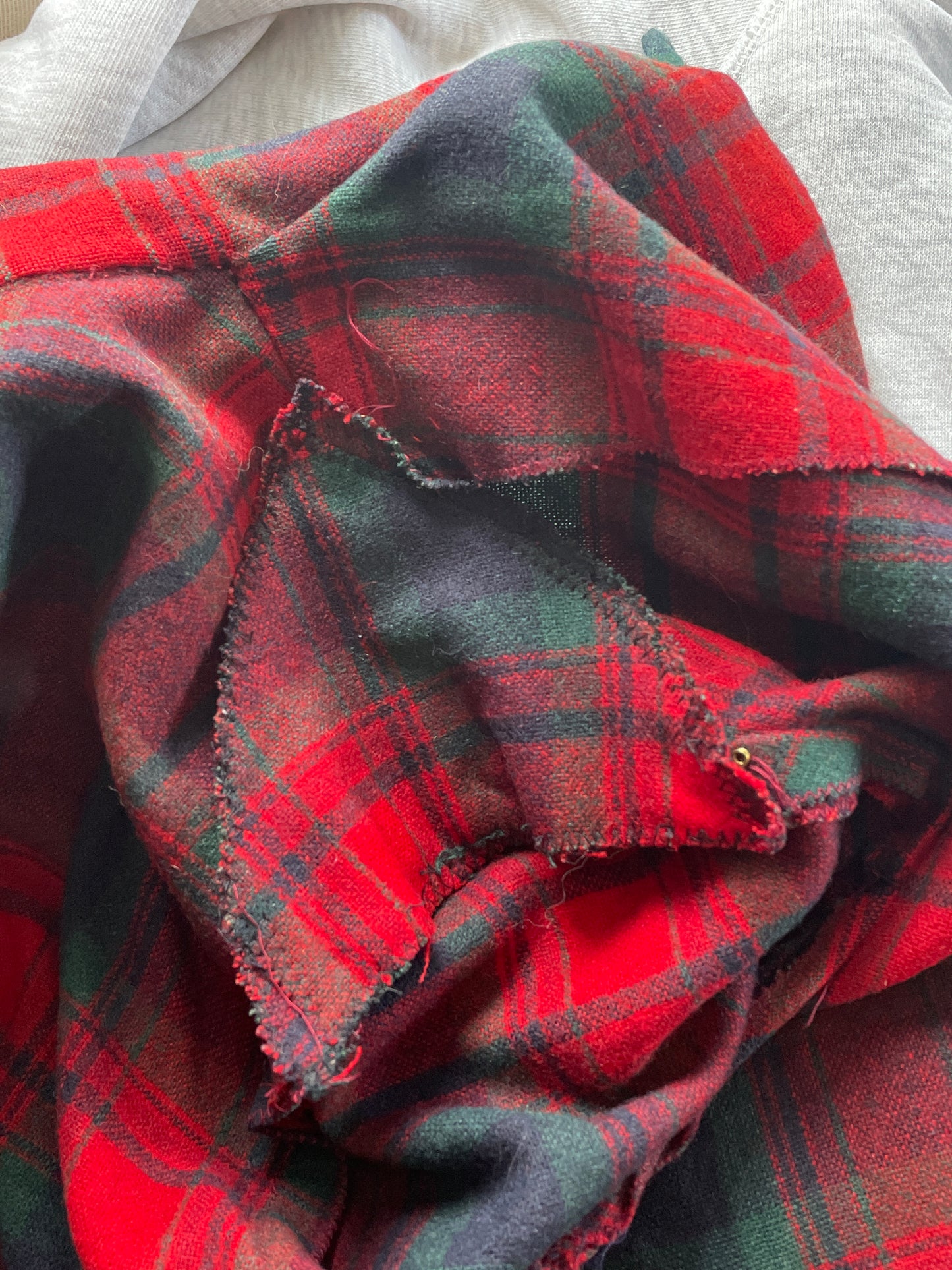 70s Plaid Pendleton Coat