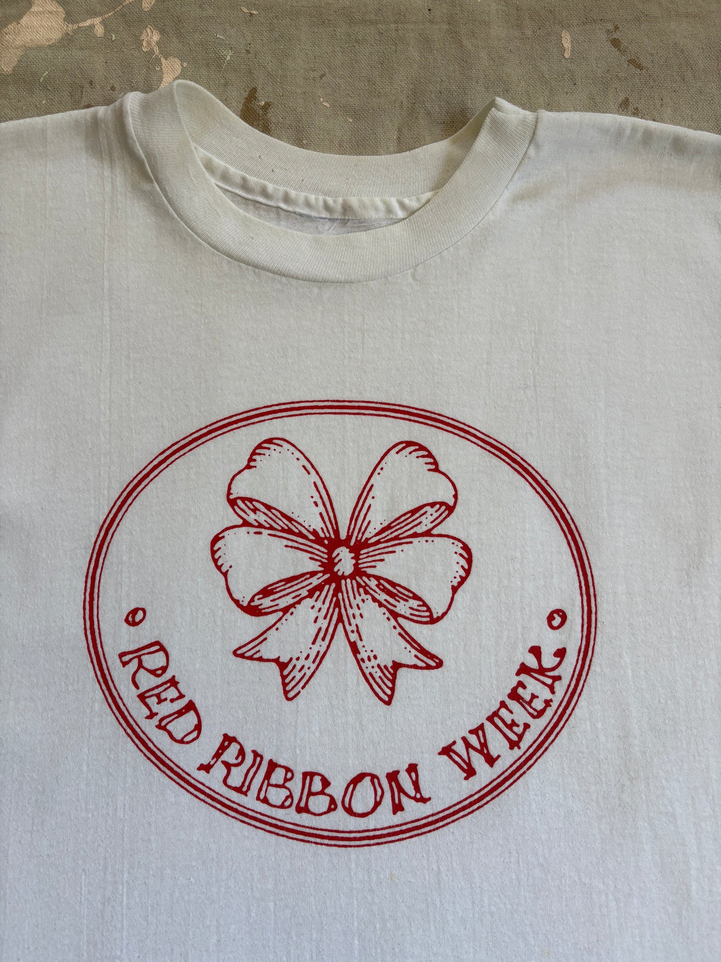 90s Red Ribbon Week Drug Awareness Tee