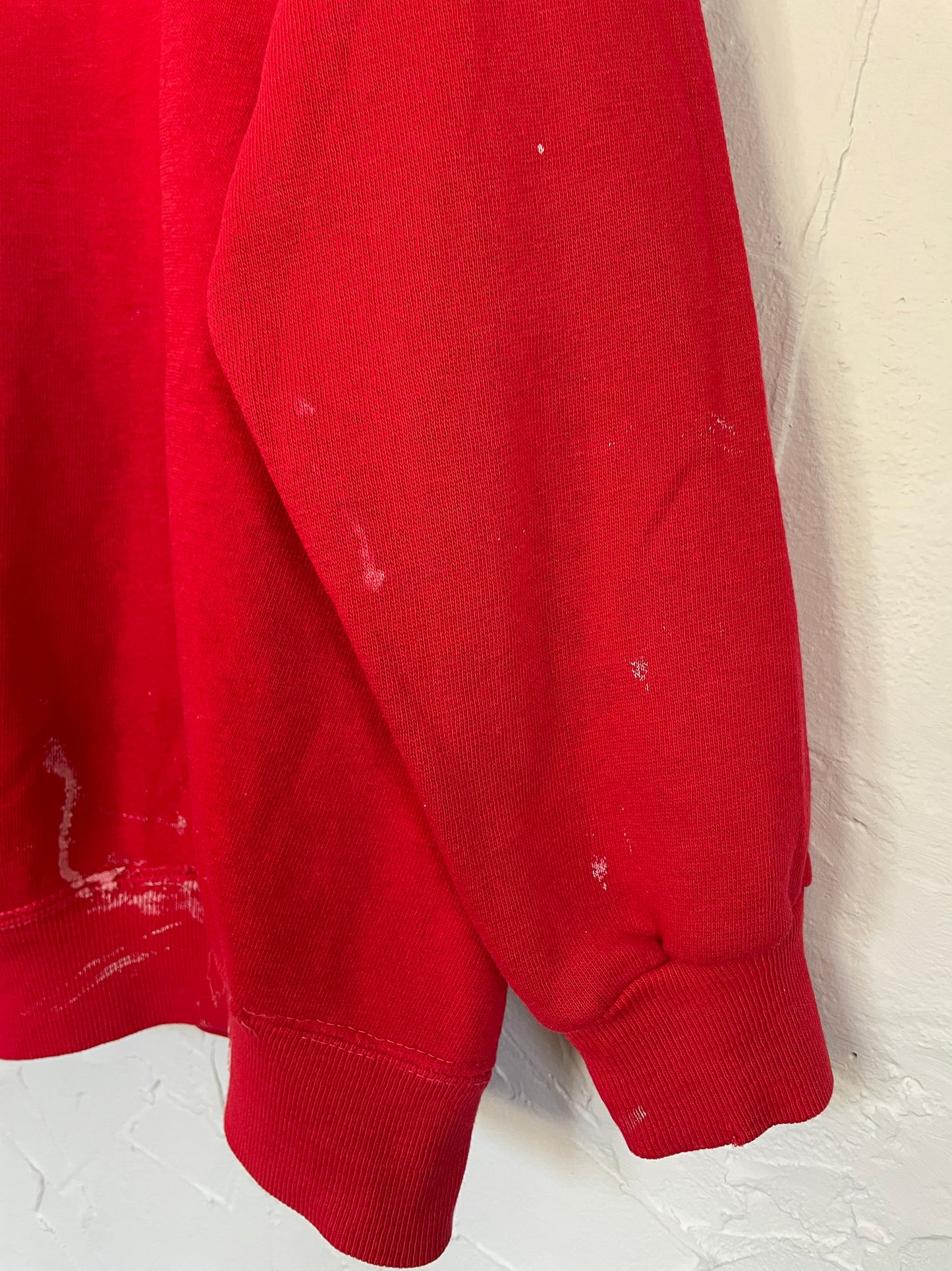 70s Blank Red Sweatshirt