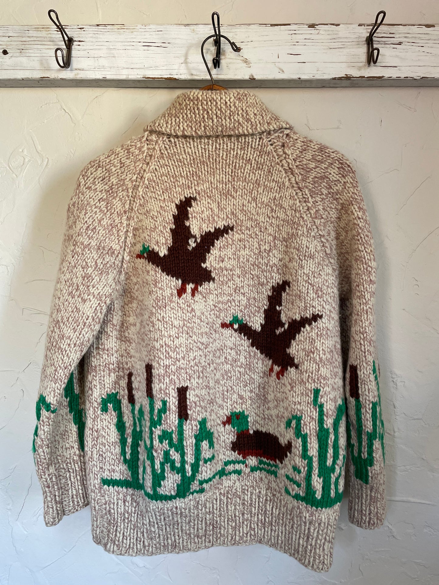 60s Mary Maxim Wild Duck Sweater