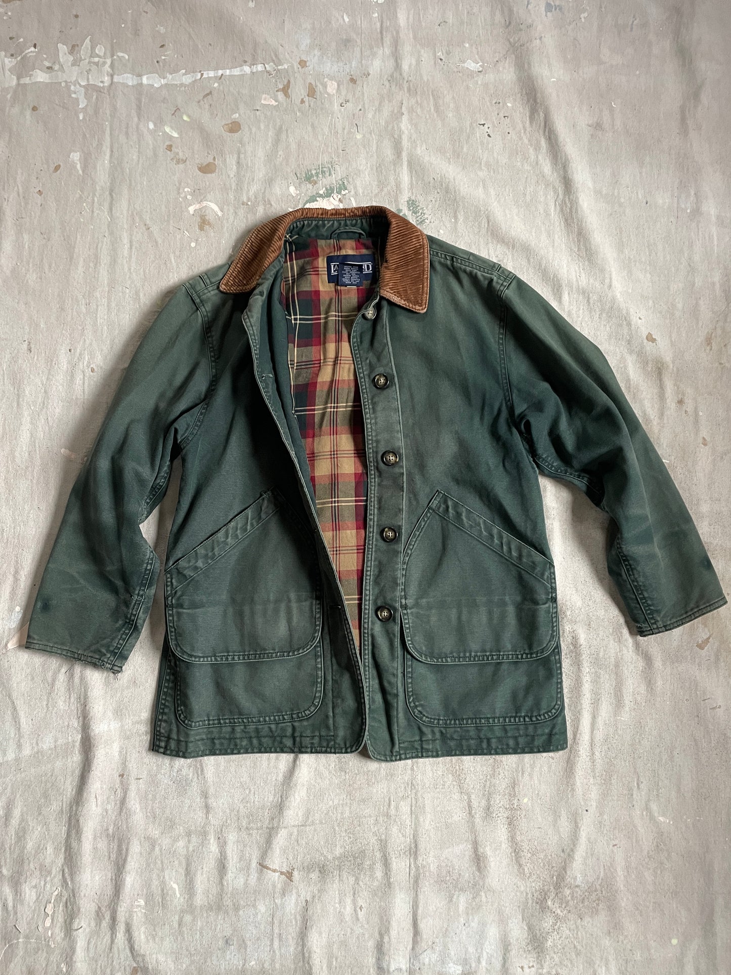 80s Flannel Lined Chore Coat