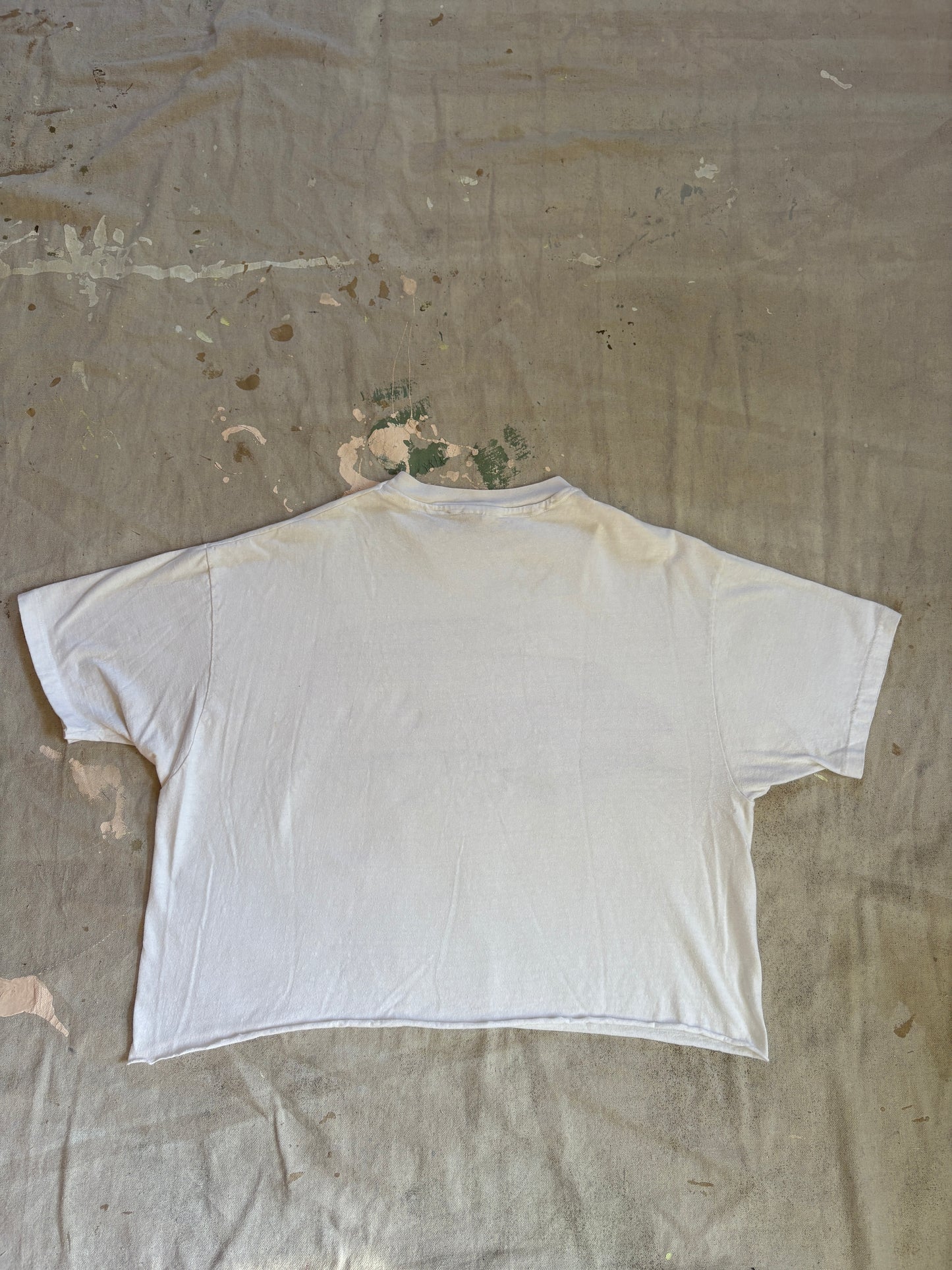 Vintage 80s Cropped Airbrushed Car Tee