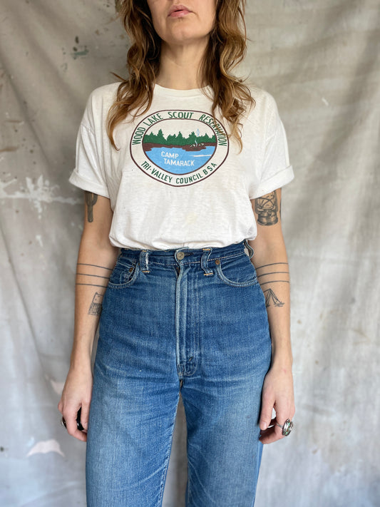 60s Wood Lake Scout Reservation BSA Tee