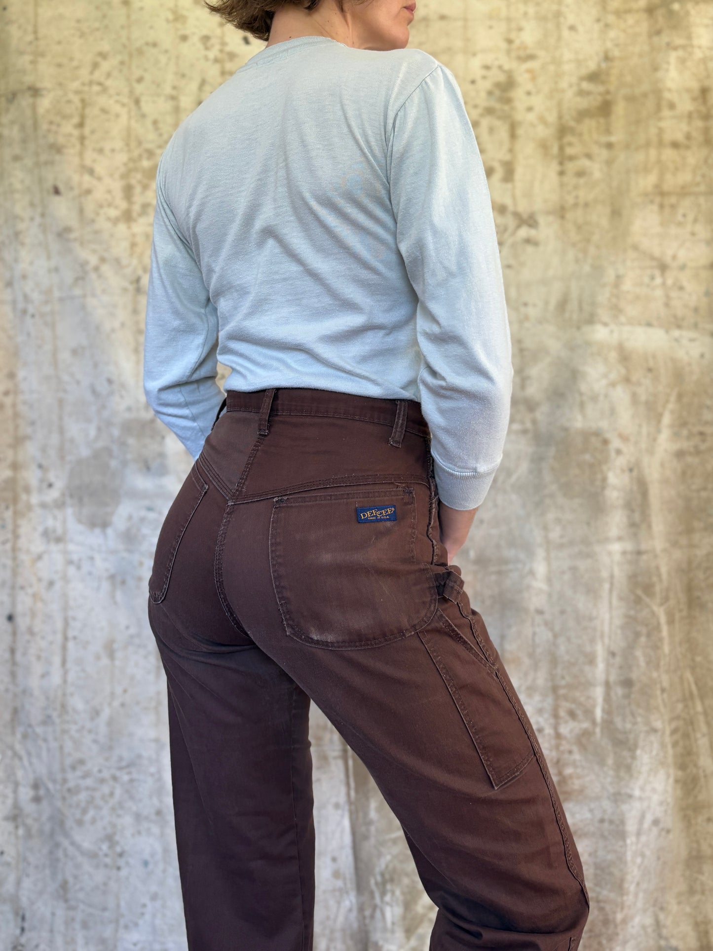 Vintage 80s Brown DeeCee Carpenter Pants