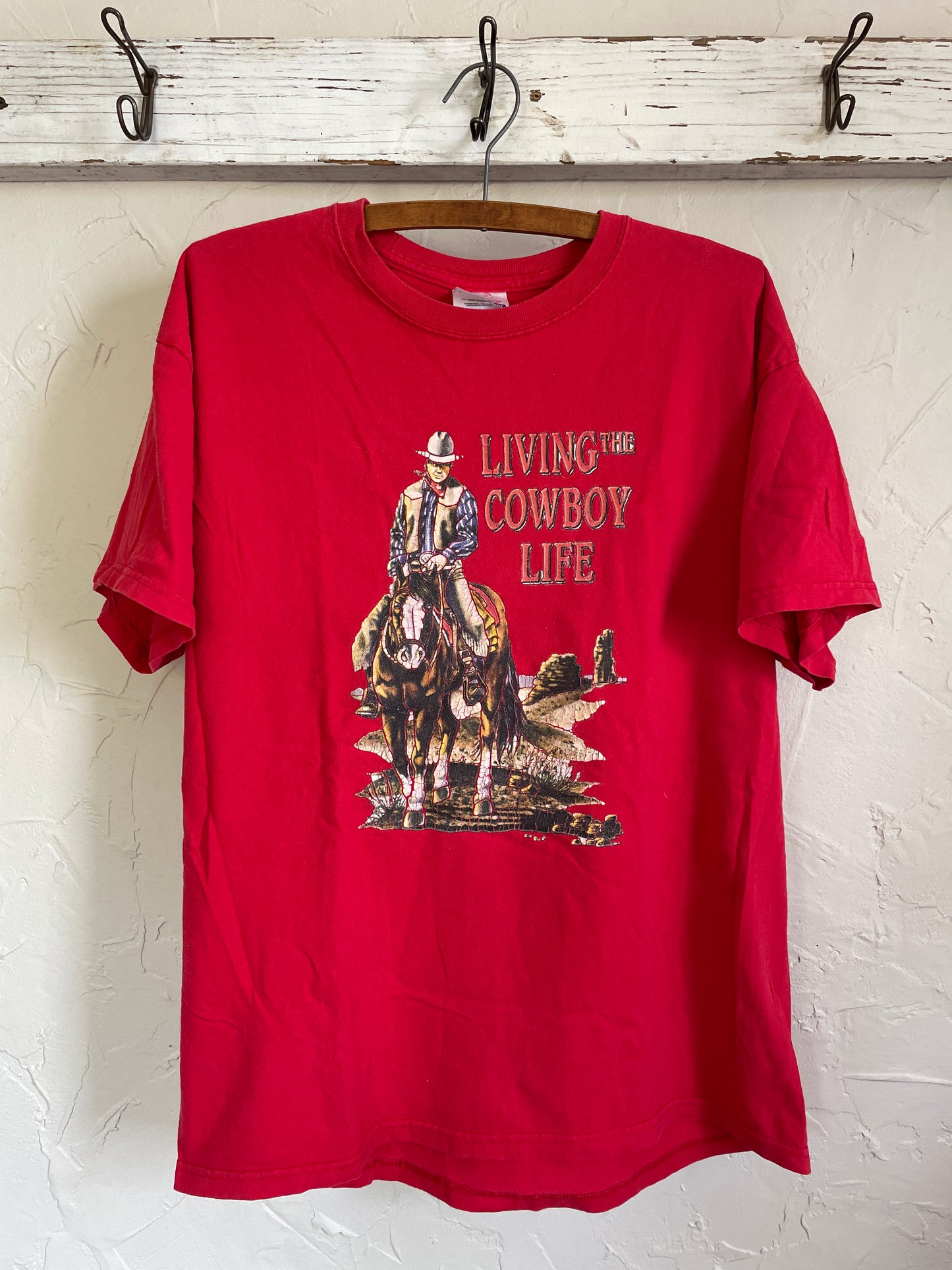 90s Living The Cowboy Life Tee