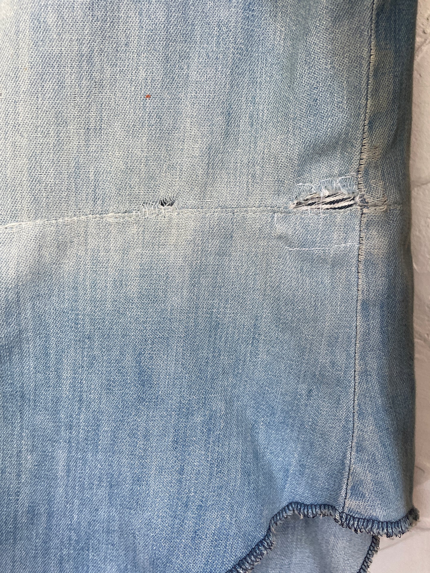 70s Wrangler Pearl Snap Chambray Shirt