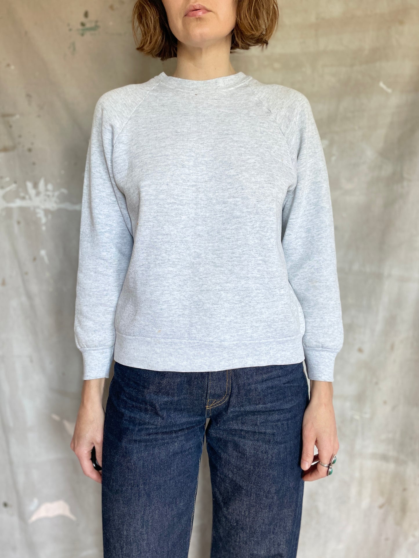 90s Blank Grey Sweatshirt