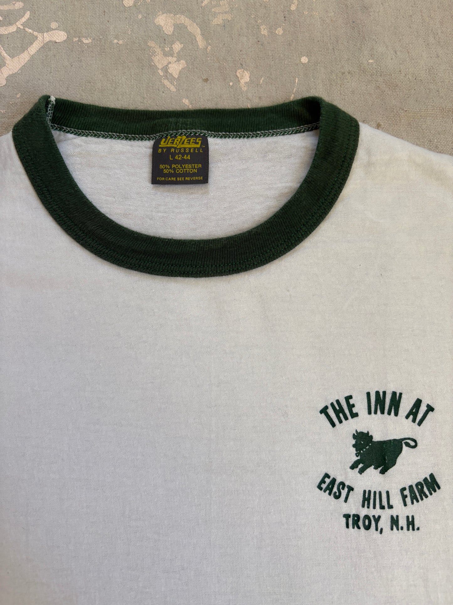80s The Inn At East Hill Farm Troy NH Ringer Tee